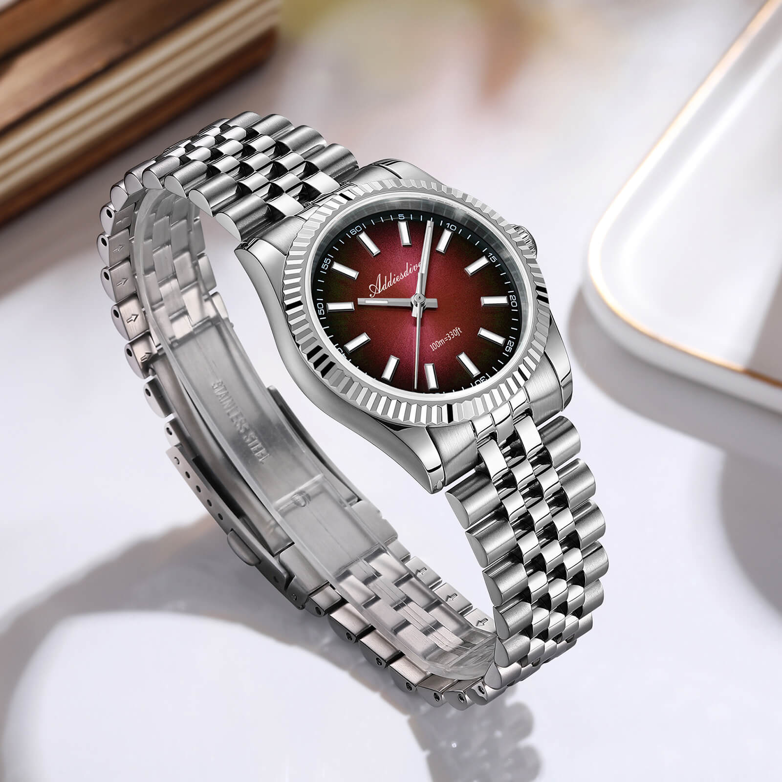 ★Saldi Anniversario★ADDIESDIVE 36mm DJ Homage Orologio da uomo AD2073 - Image 3