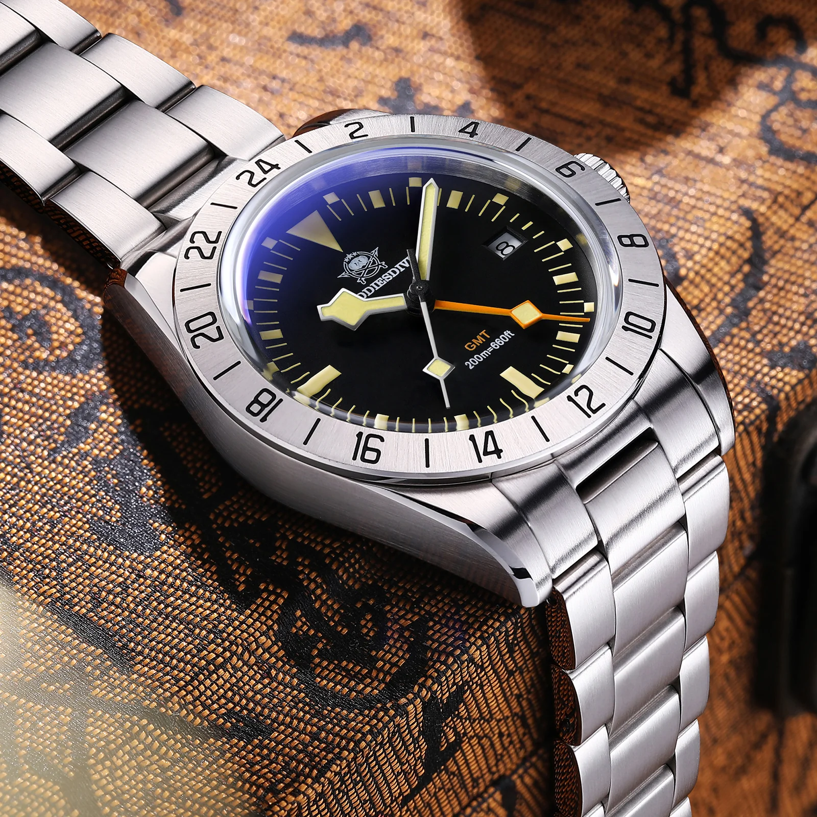 ★Speciale Capodanno★Orologio al quarzo ADDIESDIVE 39mm BB GMT con movimento RONDA515 (AD2035/AD2036) - Image 18