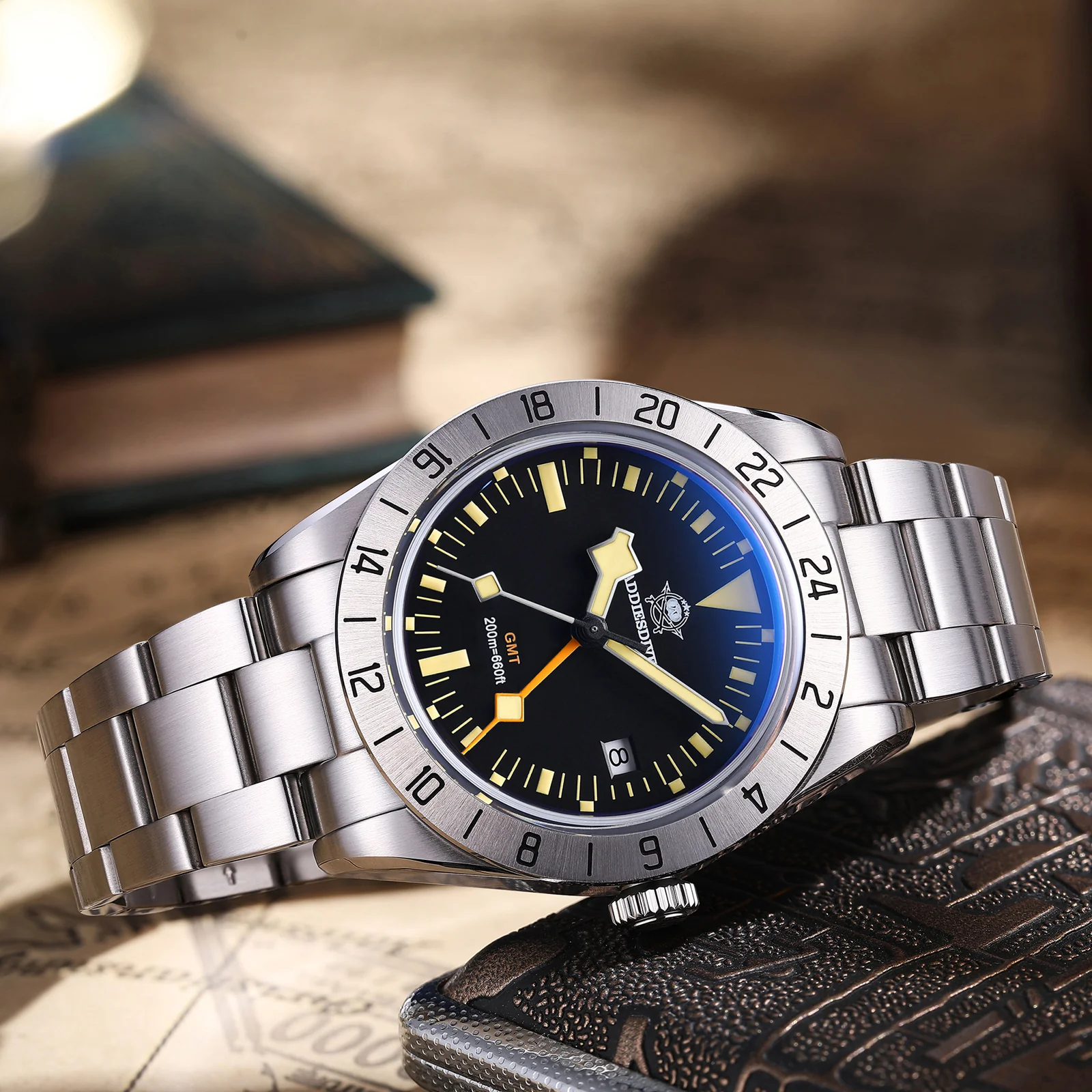 ★Speciale Capodanno★Orologio al quarzo ADDIESDIVE 39mm BB GMT con movimento RONDA515 (AD2035/AD2036) - Image 21