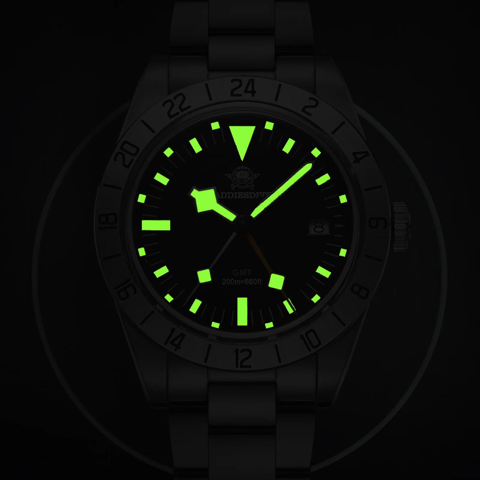 ★Speciale Capodanno★Orologio al quarzo ADDIESDIVE 39mm BB GMT con movimento RONDA515 (AD2035/AD2036) - Image 23