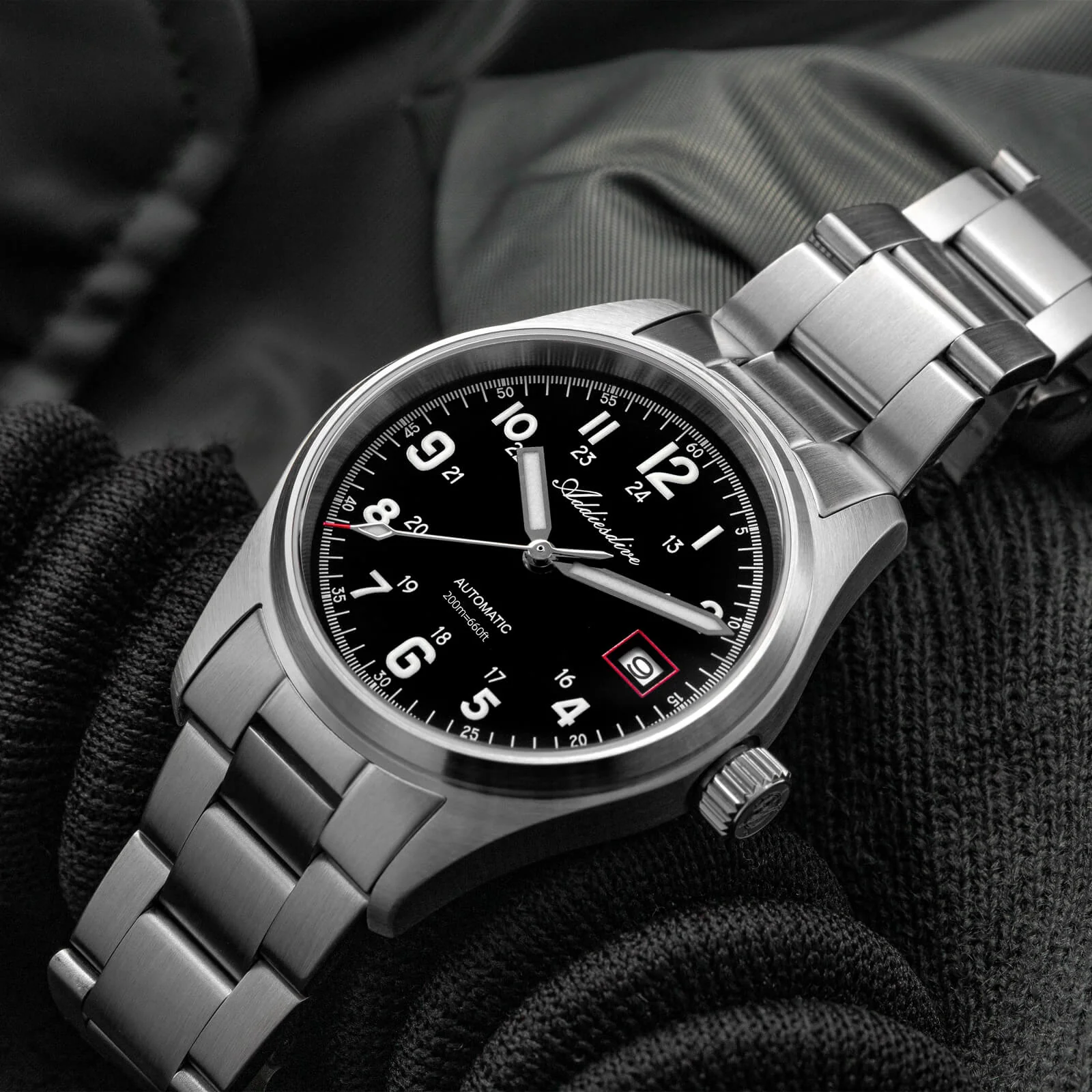 ADDIESDIVE 39mm Orologio Explore NH35 Automatico AD2070 - Image 4