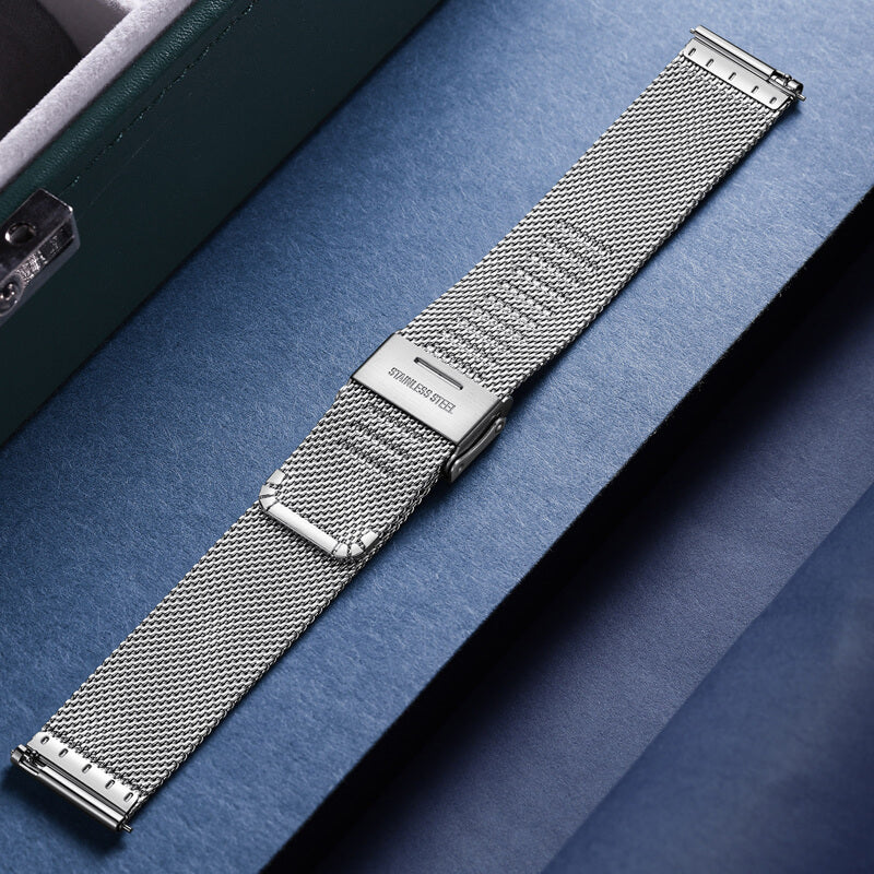 ADDIESDIVE Cinturino per Orologio in Maglia di Acciaio Inossidabile da 20 mm - Image 4