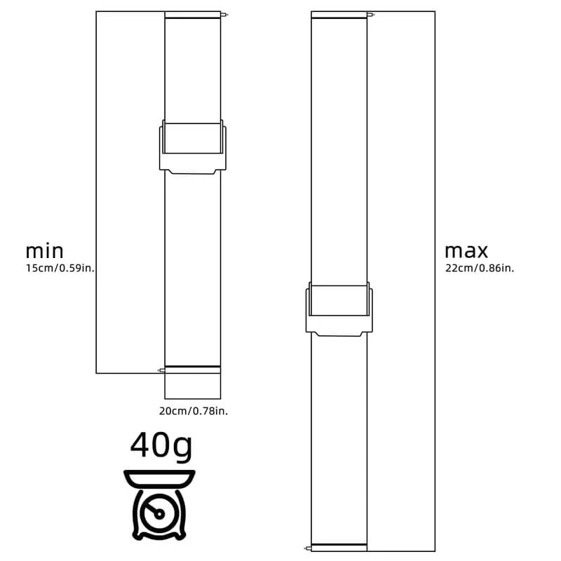 ADDIESDIVE Cinturino per Orologio in Maglia di Acciaio Inossidabile da 20 mm - Image 7
