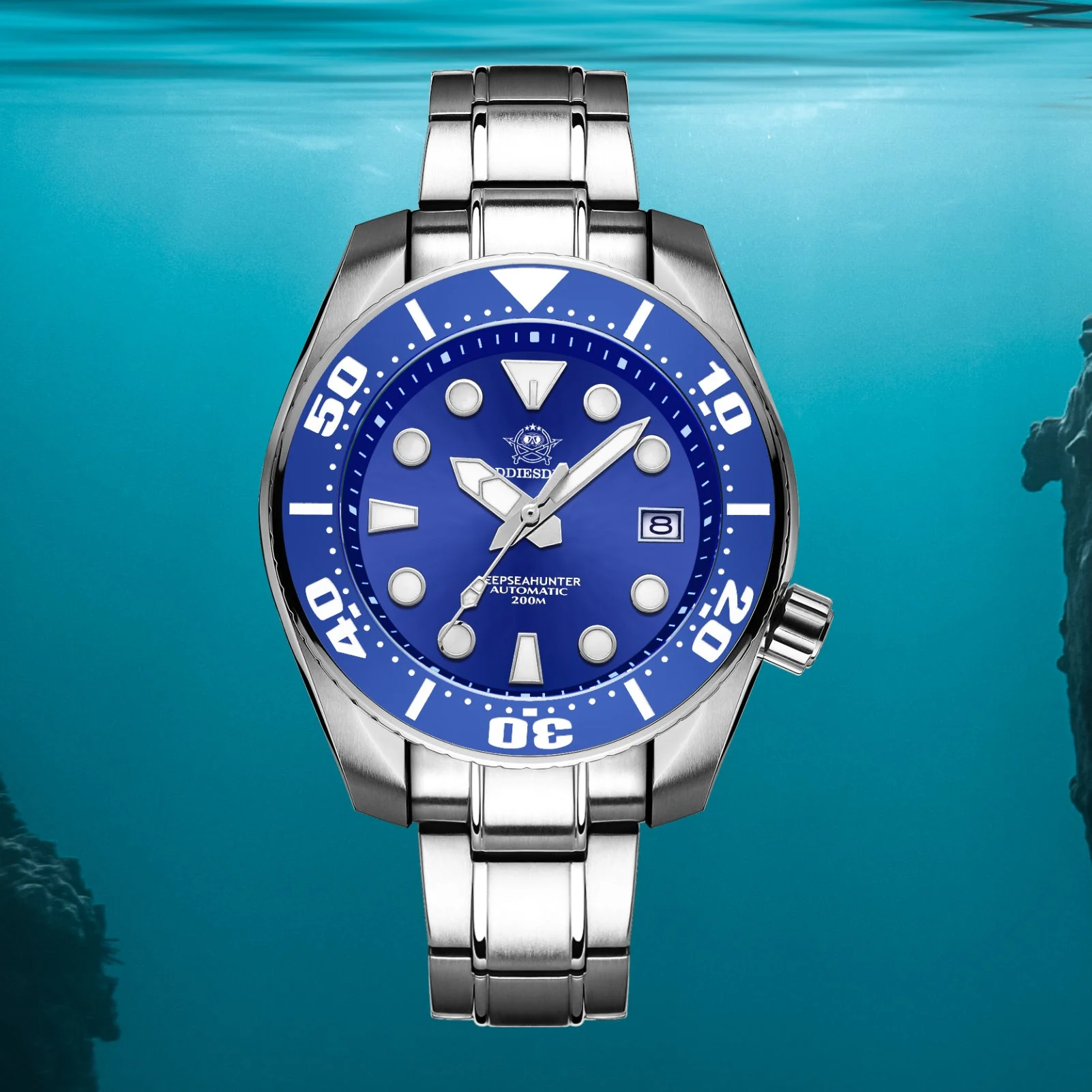 ADDIESDIVE Orologio subacqueo professionale da uomo 44,5 mm (MY-H10) - Image 3