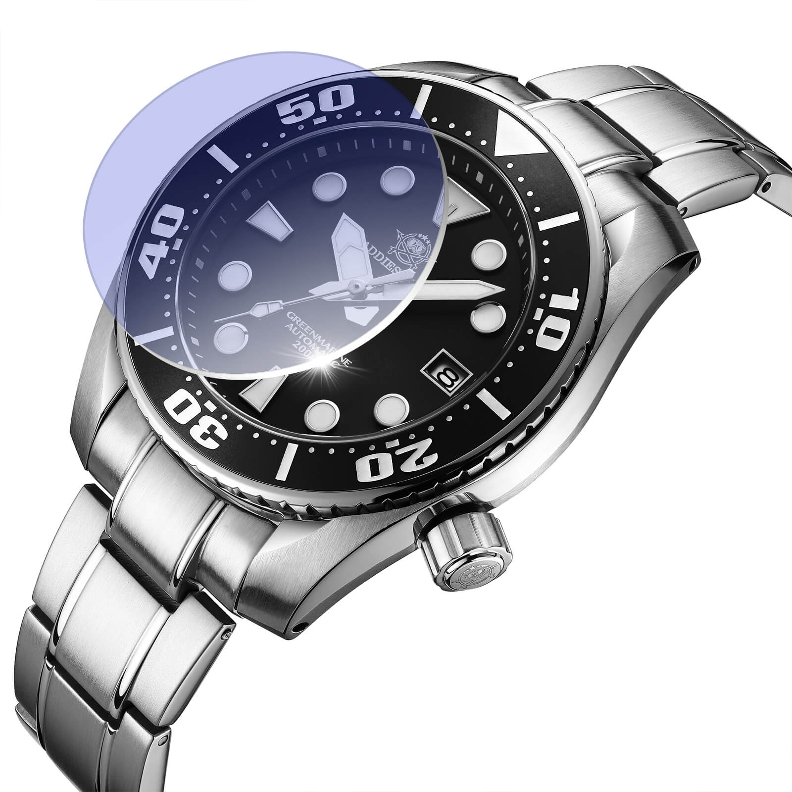 ADDIESDIVE Orologio subacqueo professionale da uomo 44,5 mm (MY-H10) - Image 6