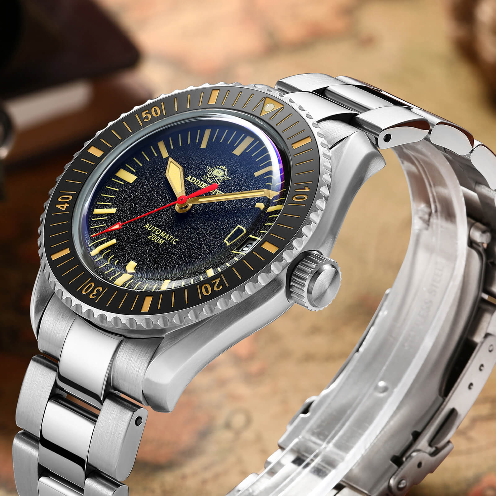 ADDIESDIVE Orologio Subacqueo Automatico da Uomo AD2105 - Image 3