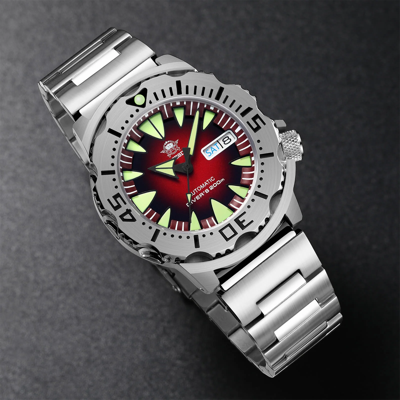 ★Saldi Anniversario★ADDIESDIVE Orologi Subacquei da Uomo Automatici AD2103 - Image 9