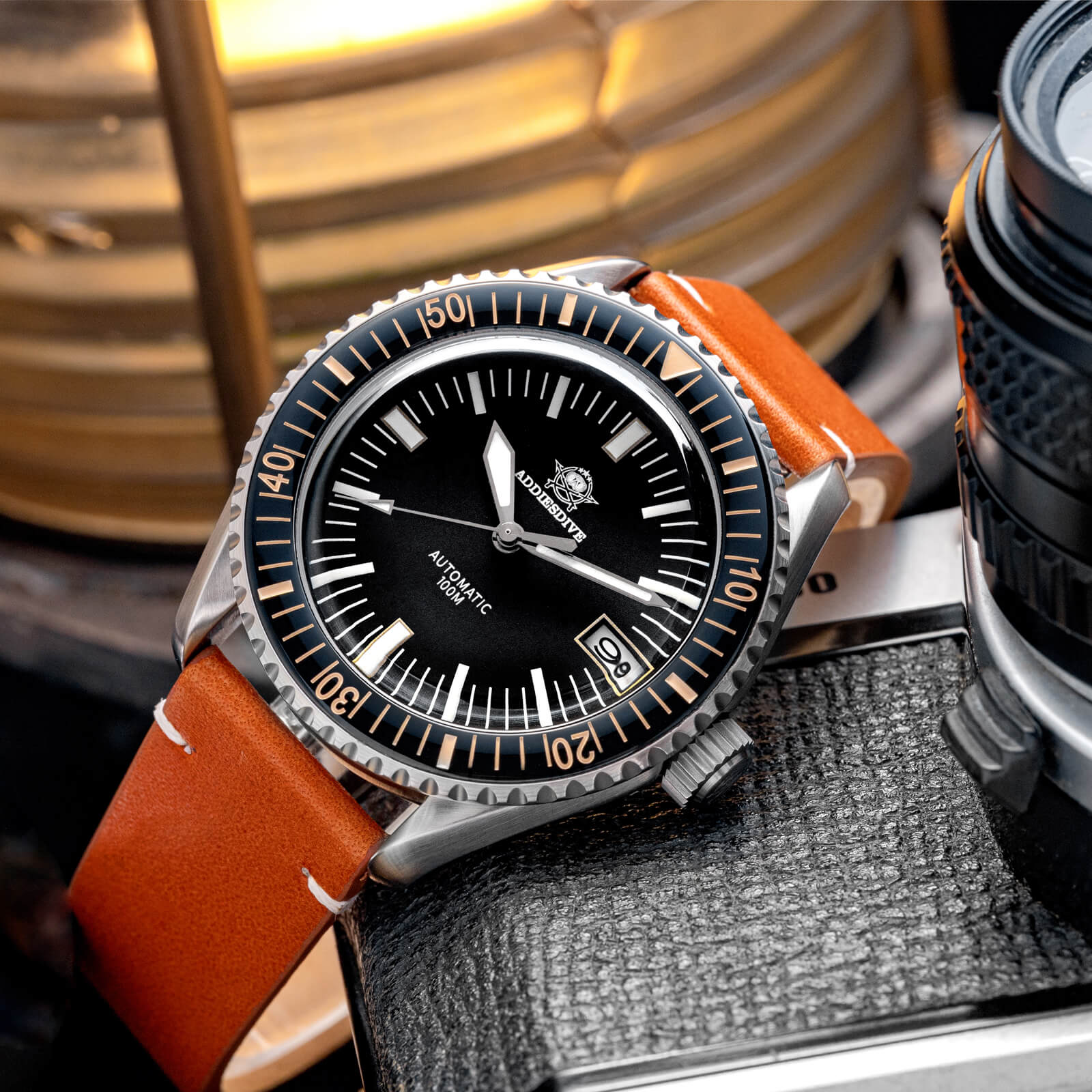 ADDIESDIVE Orologio Subacqueo Automatico Milsub AD2058 - Image 9