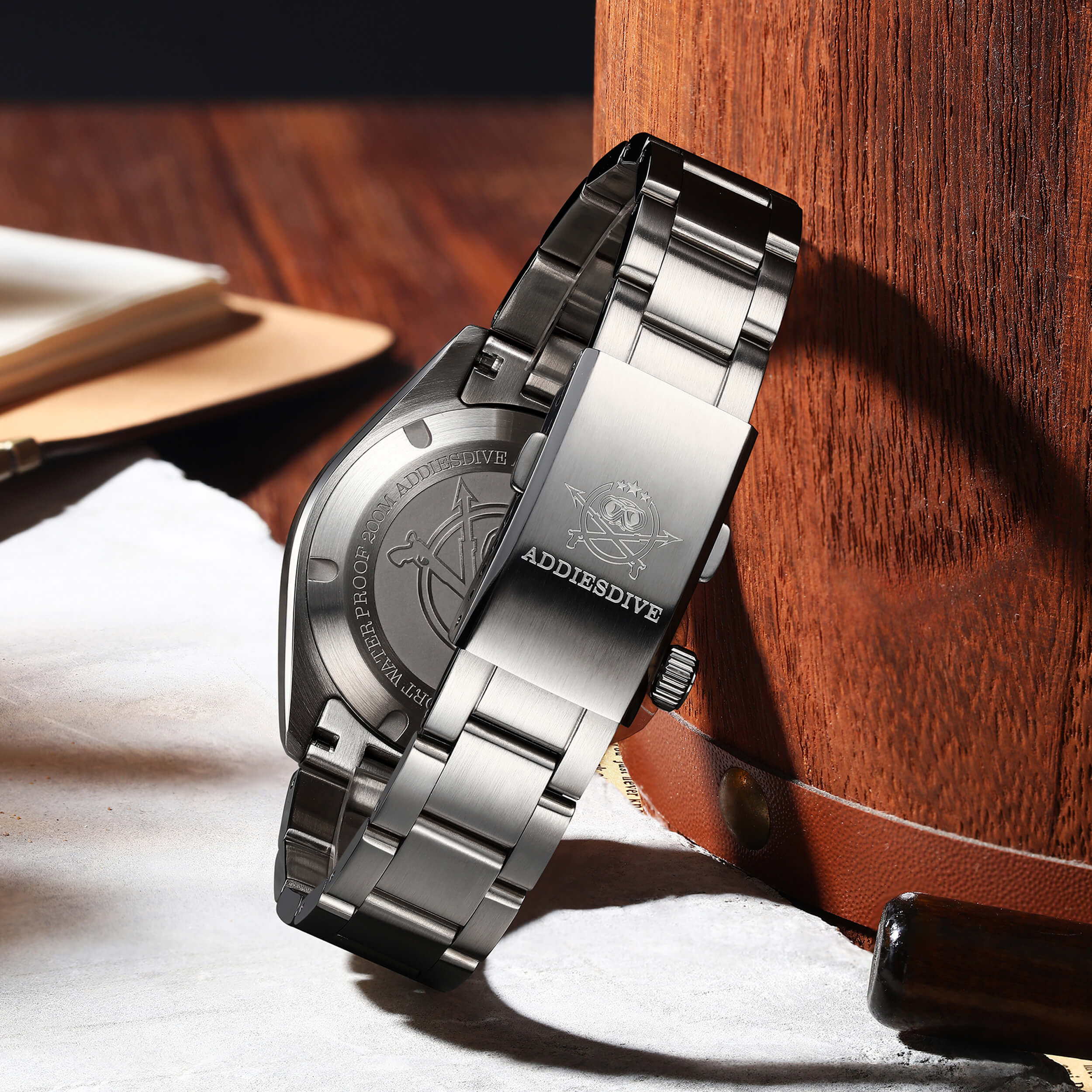 ★Speciale Capodanno★ADDIESDIVE Orologio al Quarzo 38mm GMT AD2063 - Image 4