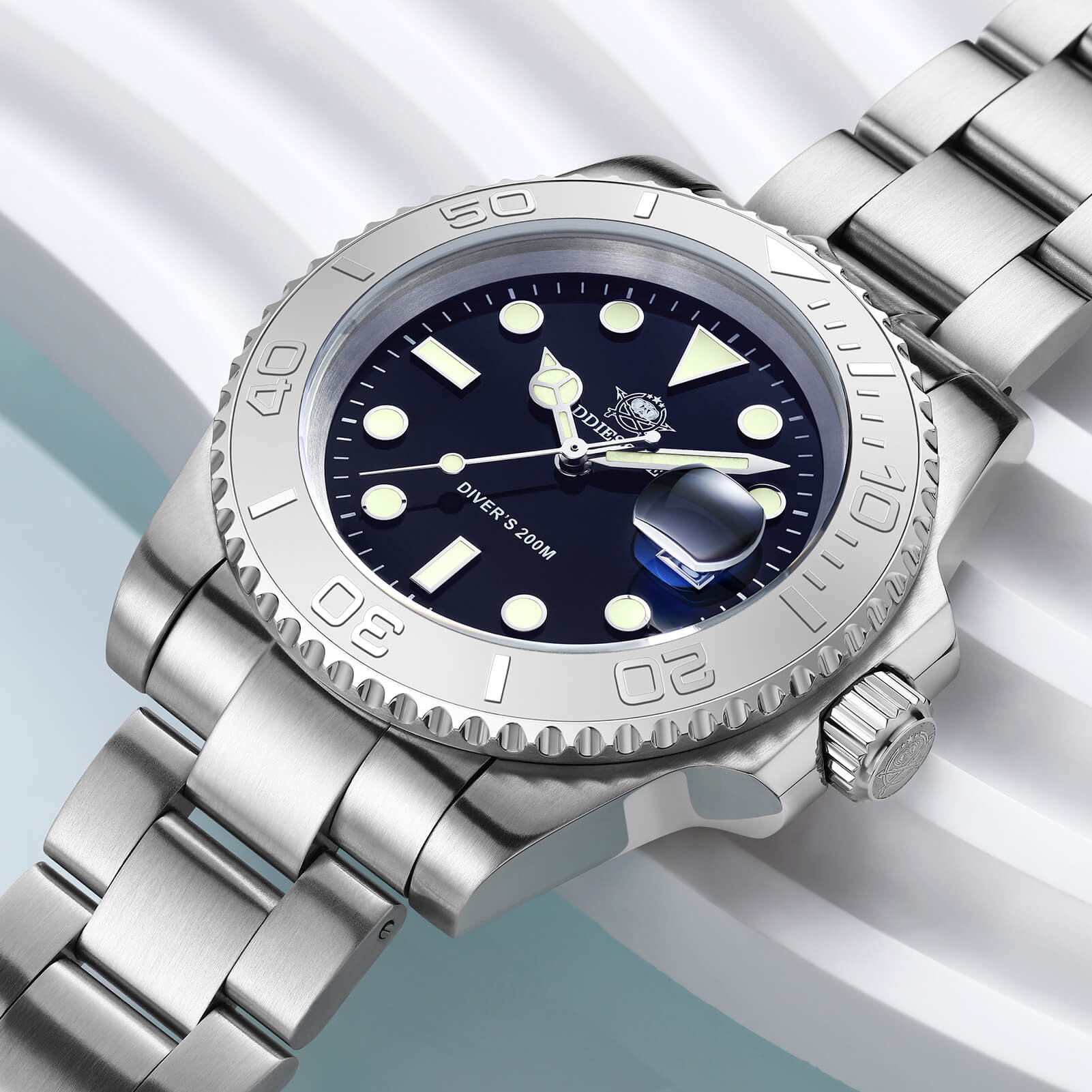 ★Speciali settimanali★Addiesdive Orologio al Quarzo 41mm Diver's 200M (MY-H3C) - Image 15