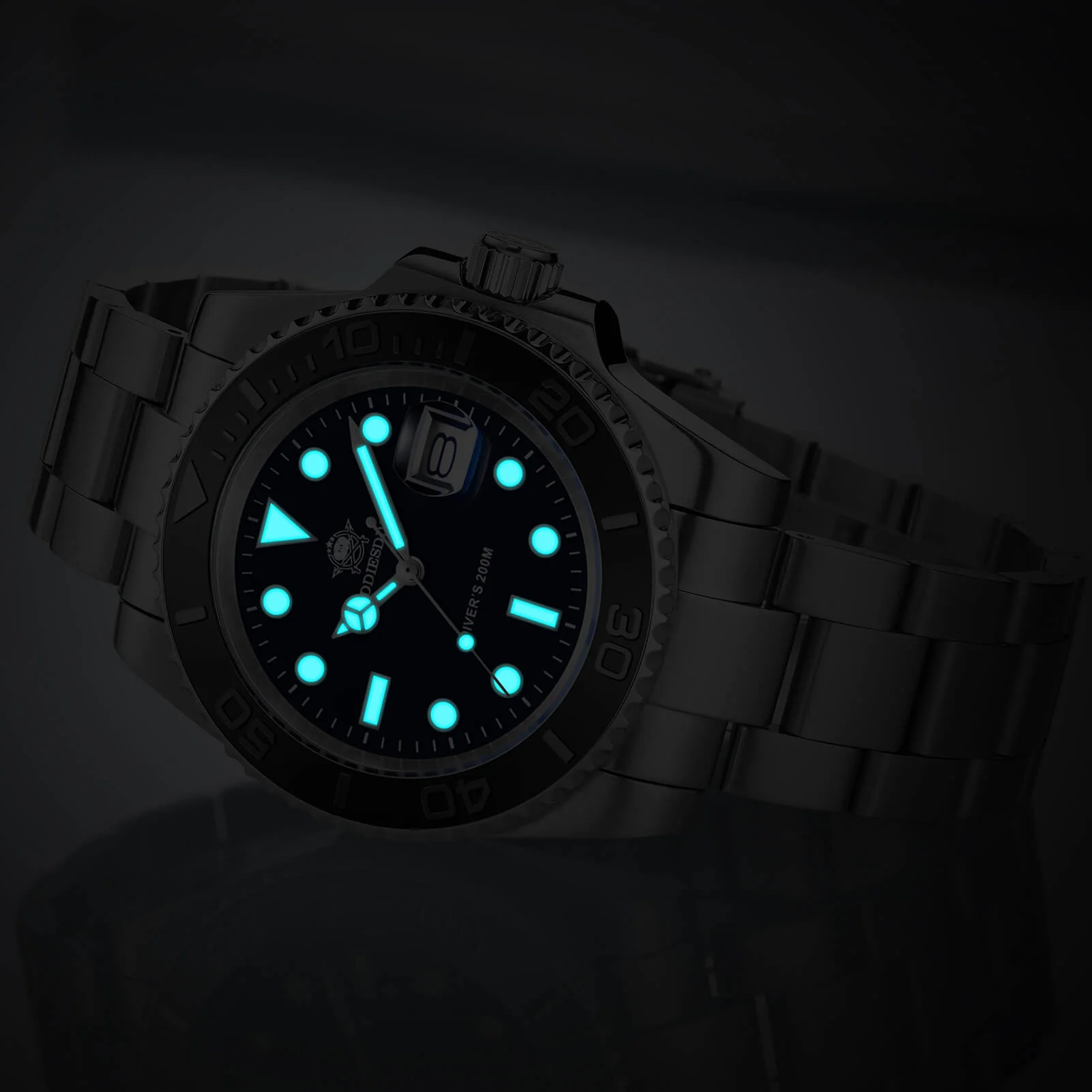★Speciali settimanali★Addiesdive Orologio al Quarzo 41mm Diver's 200M (MY-H3C) - Image 7