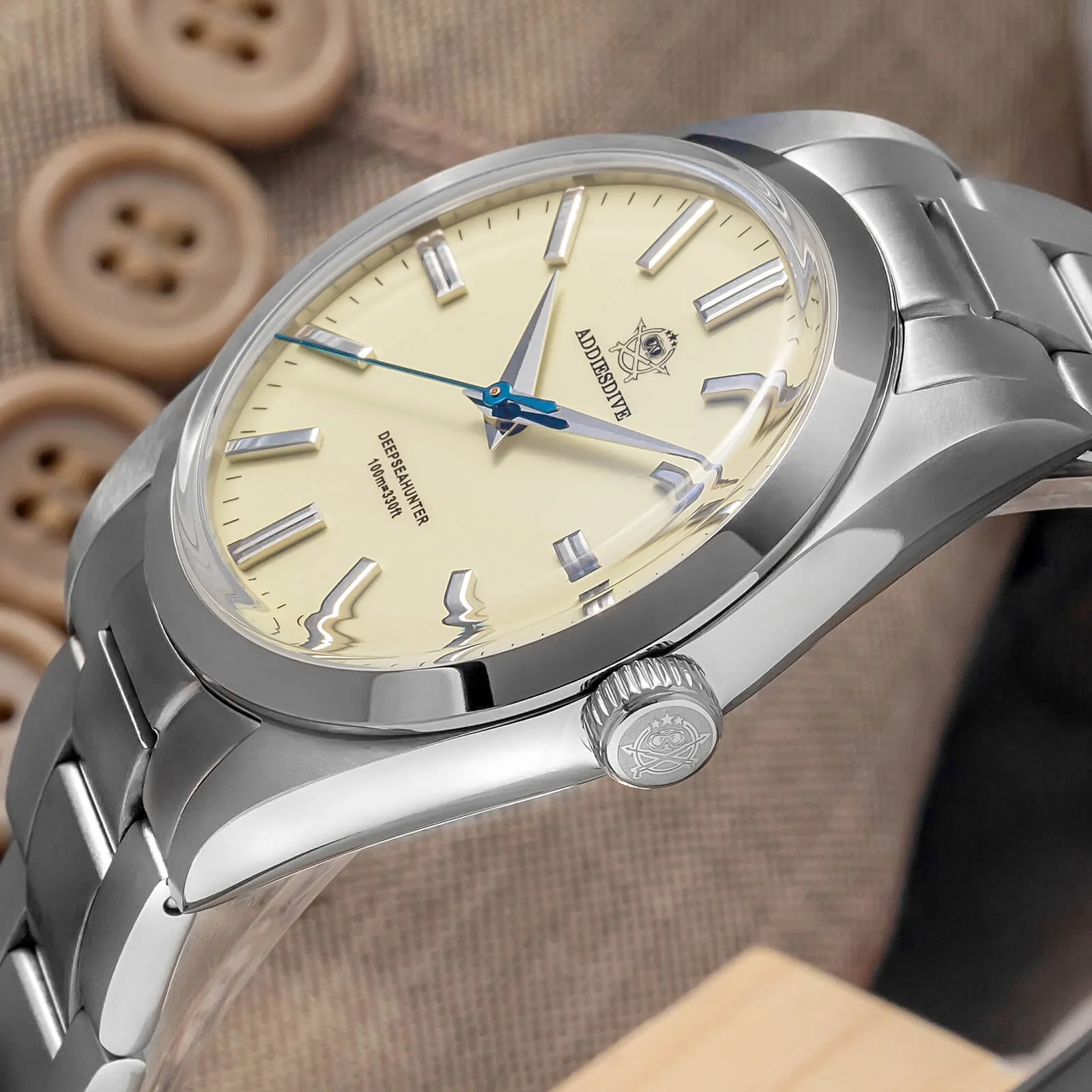 Addiesdive da 36mm Orologio al Quarzo con Cristallo di Zaffiro AD2026 - Image 6