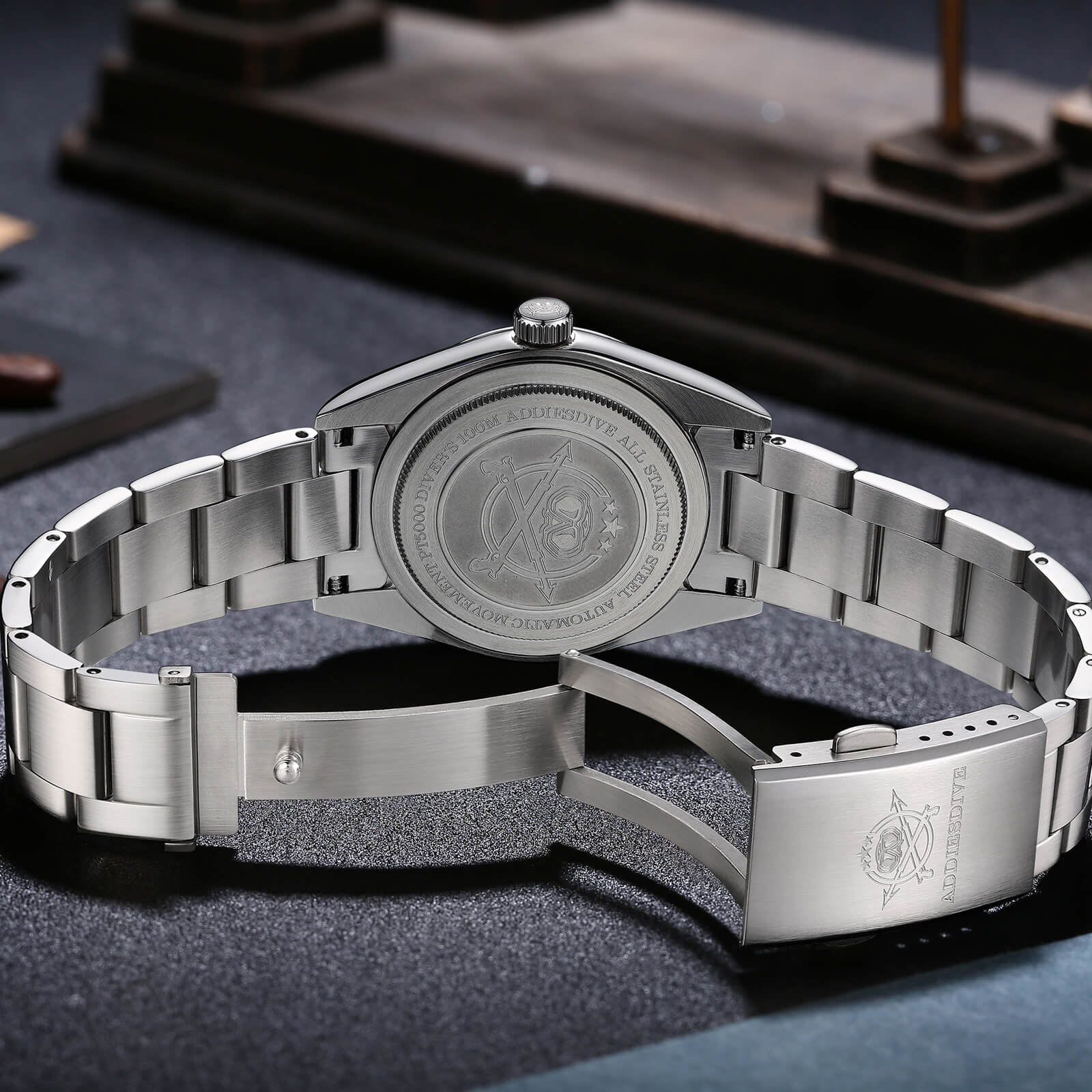 Addiesdive da 36mm Orologio al Quarzo con Cristallo di Zaffiro AD2026 - Image 8