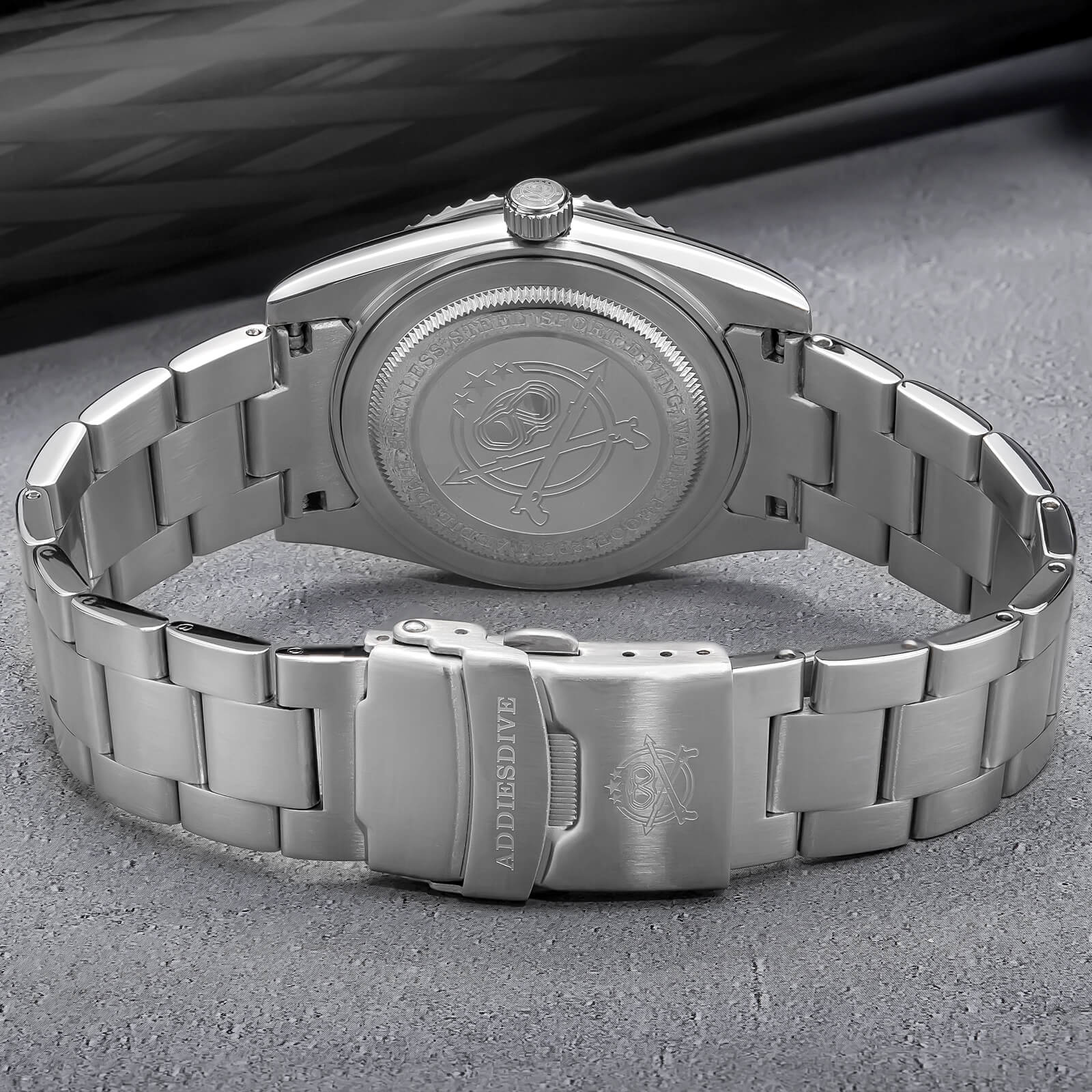 ADDIESDIVE Orologio al Quarzo da 39 mm con Lunetta Girevole Bidirezionale AD2068 - Image 14