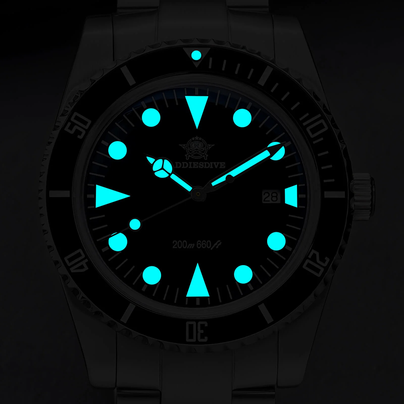 ADDIESDIVE Orologio al Quarzo da 39 mm con Lunetta Girevole Bidirezionale AD2068 - Image 17