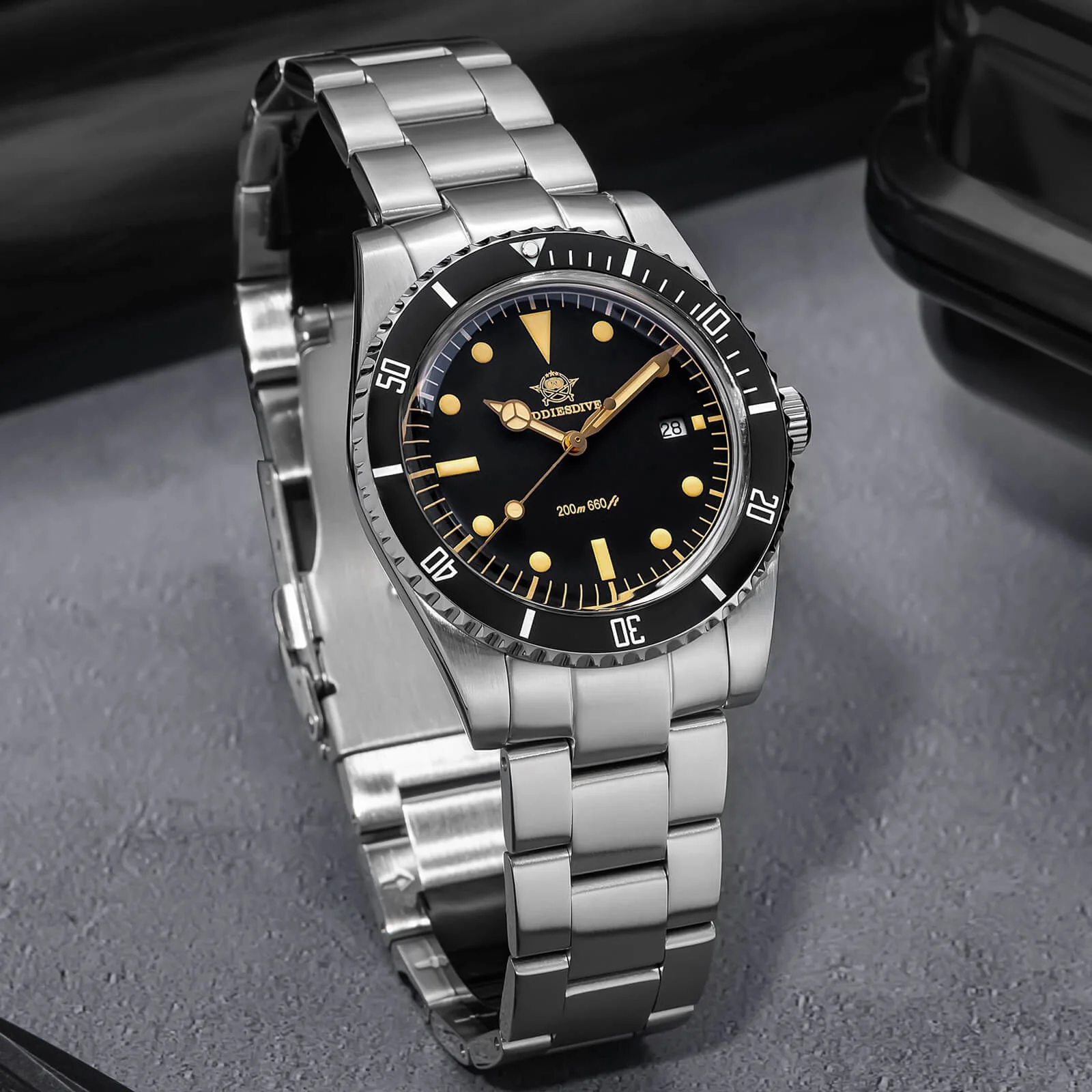 ADDIESDIVE Orologio al Quarzo da 39 mm con Lunetta Girevole Bidirezionale AD2072 - Image 3