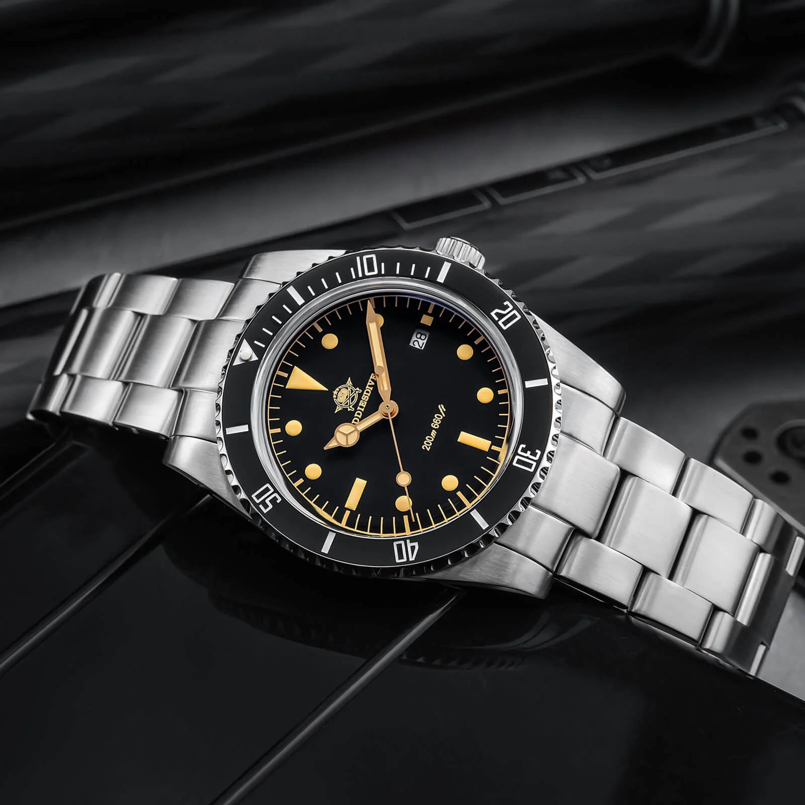 ADDIESDIVE Orologio al Quarzo da 39 mm con Lunetta Girevole Bidirezionale AD2072 - Image 4