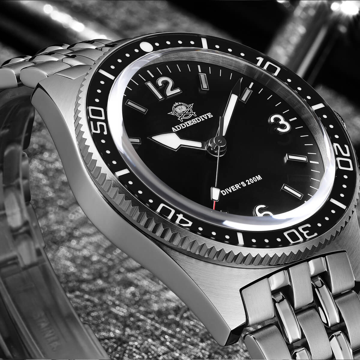 ADDIESDIVE Orologio al Quarzo da 41 mm Movimento VH31 （AD2033） - Image 11