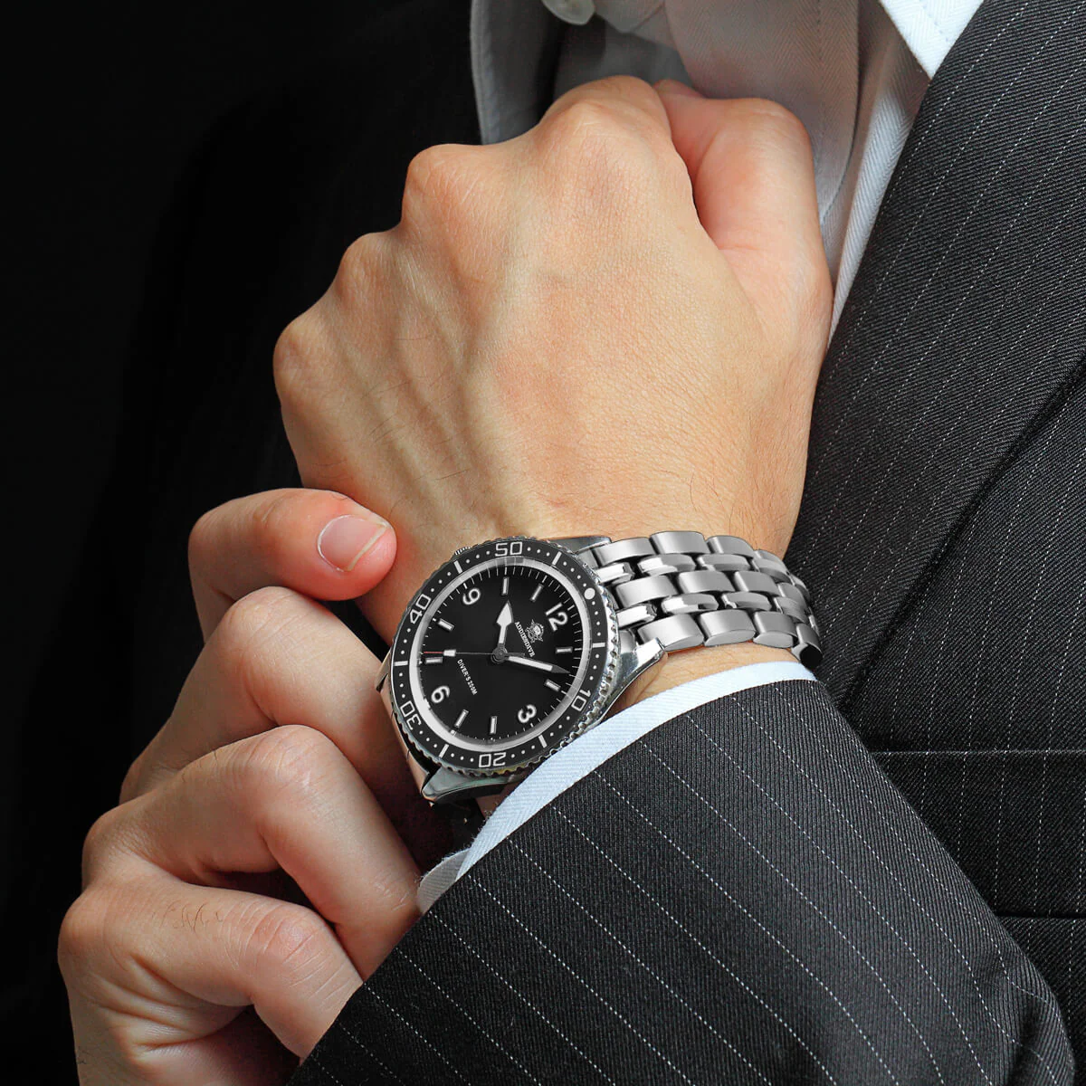 ADDIESDIVE Orologio al Quarzo da 41 mm Movimento VH31 （AD2033） - Image 12