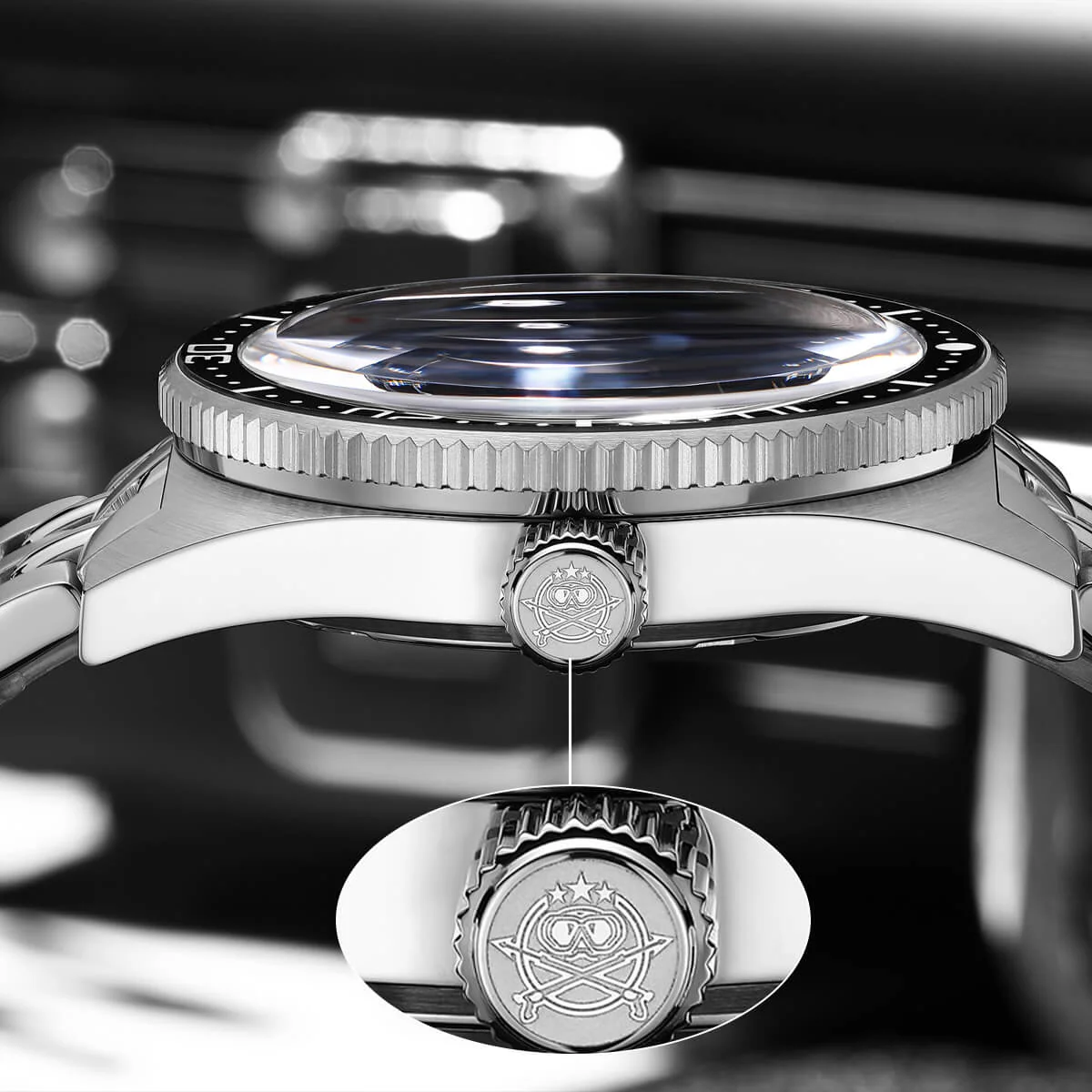 ADDIESDIVE Orologio al Quarzo da 41 mm Movimento VH31 （AD2033） - Image 6