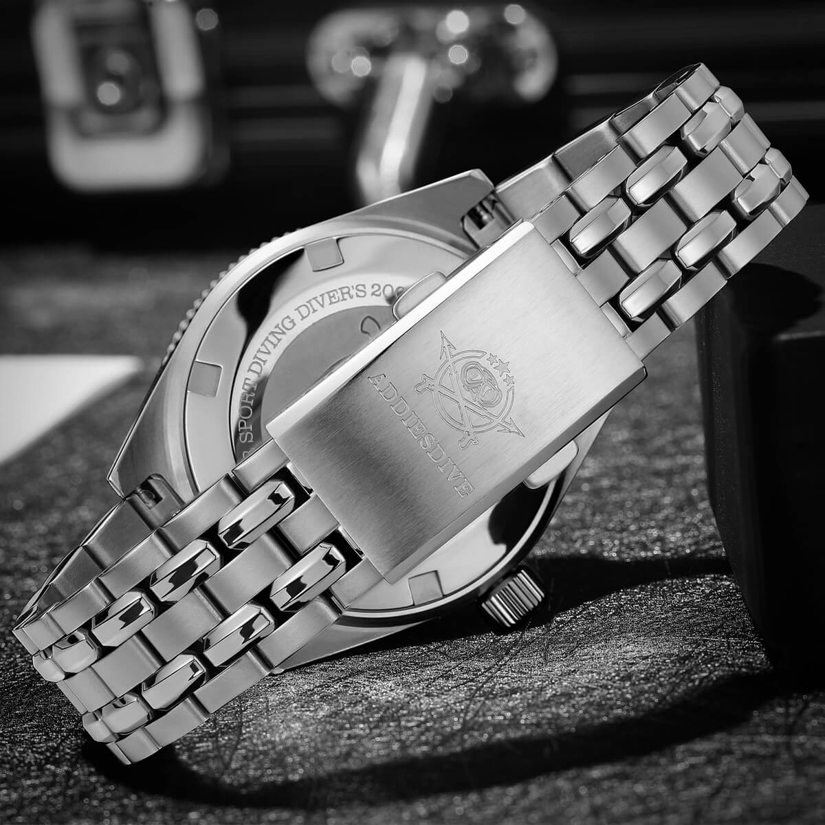 ADDIESDIVE Orologio al Quarzo da 41 mm Movimento VH31 （AD2033） - Image 7