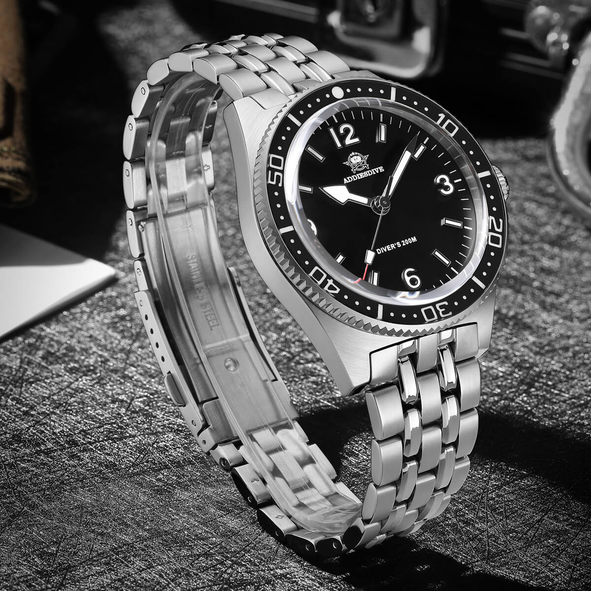 ADDIESDIVE Orologio al Quarzo da 41 mm Movimento VH31 （AD2033） - Image 9