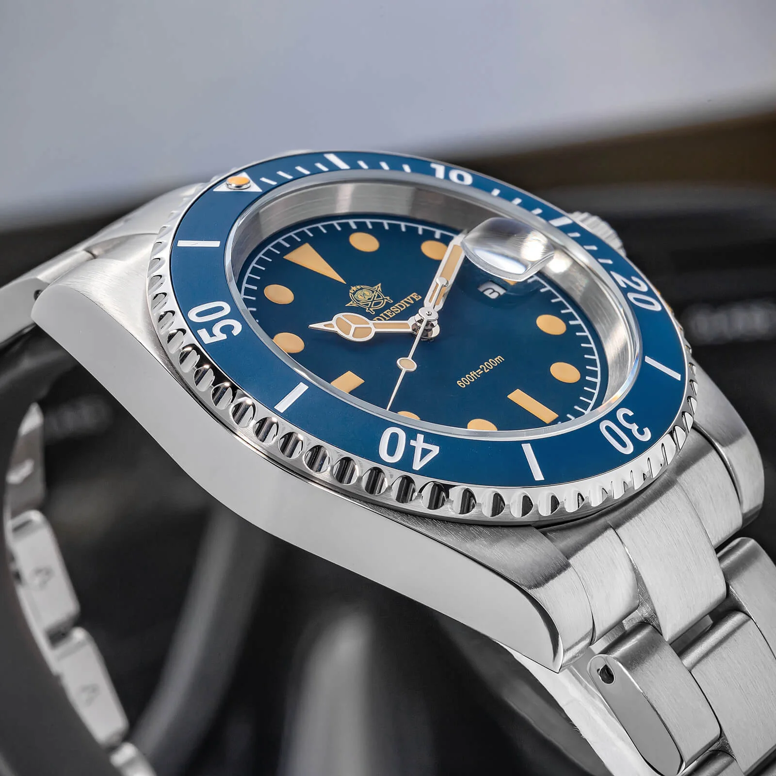 ★Saldi Anniversario★ADDIESDIVE Orologio al Quarzo Retro Sub AD2054 - Image 14