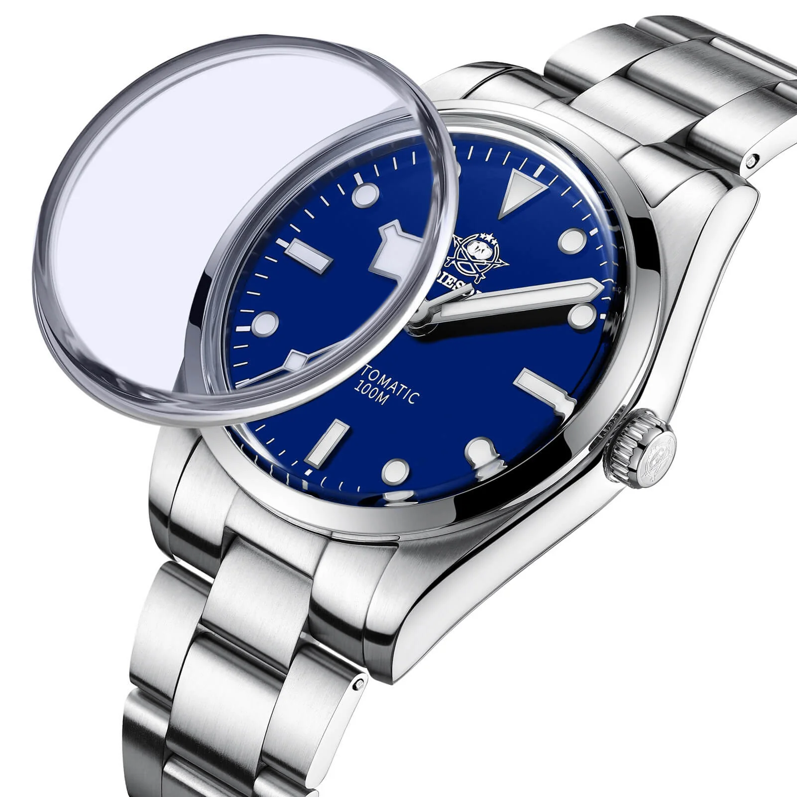 ADDIESDIVE Orologio da Pilota Automatico 38 mm per uomo e donna resistente all'acqua 100 metri (AD2113) - Image 5