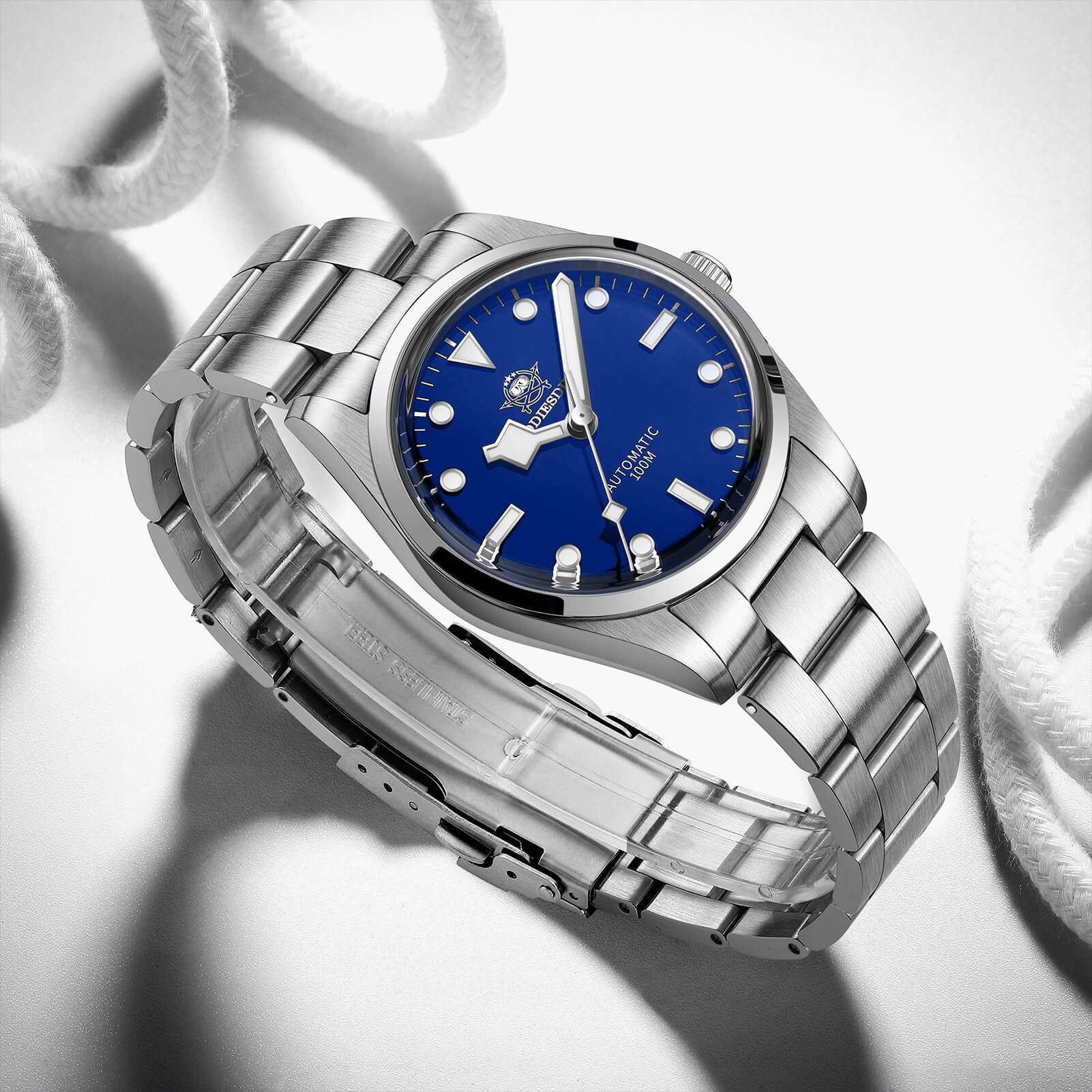 ADDIESDIVE Orologio da Pilota Automatico 38 mm per uomo e donna resistente all'acqua 100 metri (AD2113) - Image 6