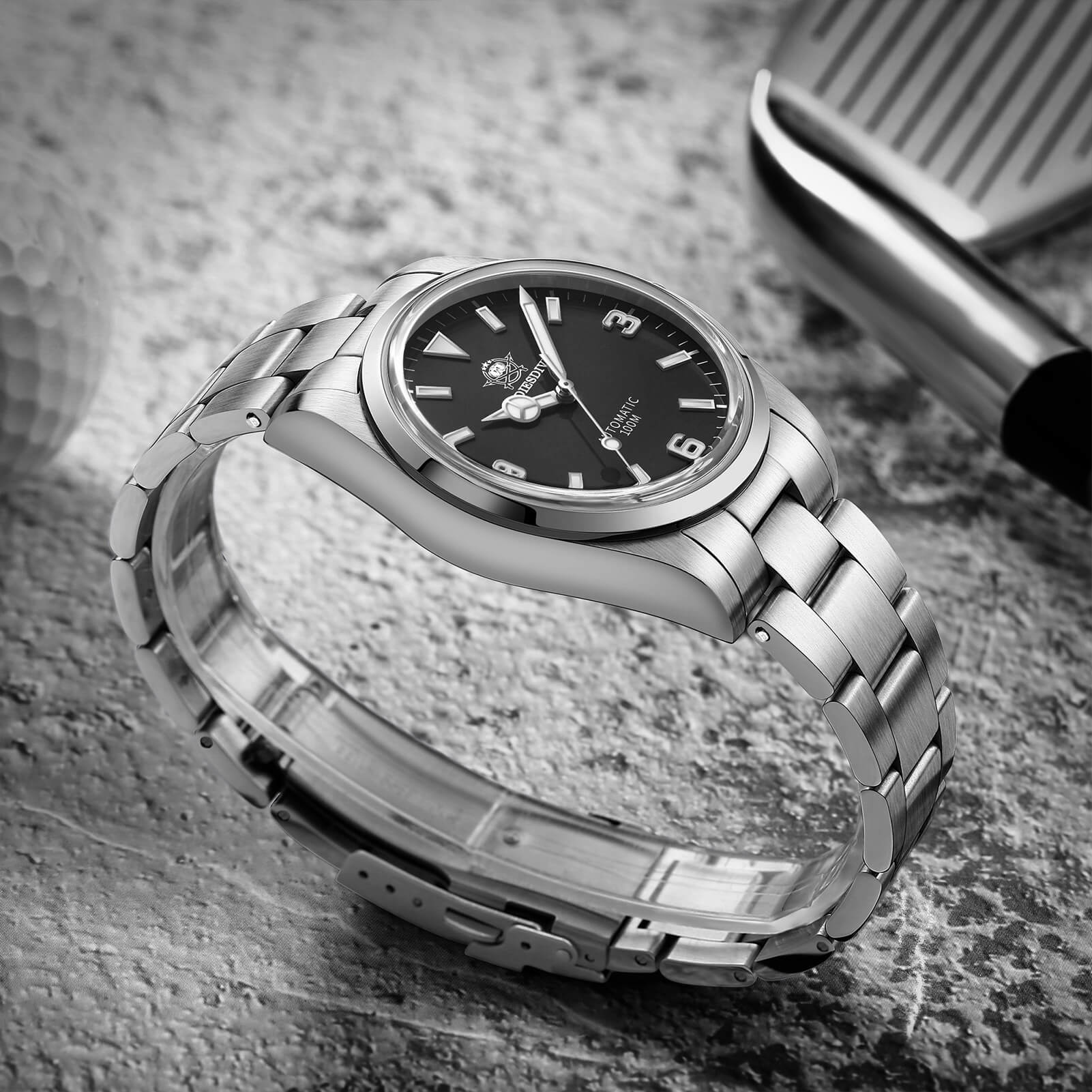 ADDIESDIVE 38mm Domed Crystal Explore Watch 100M (AD2112) - Image 10