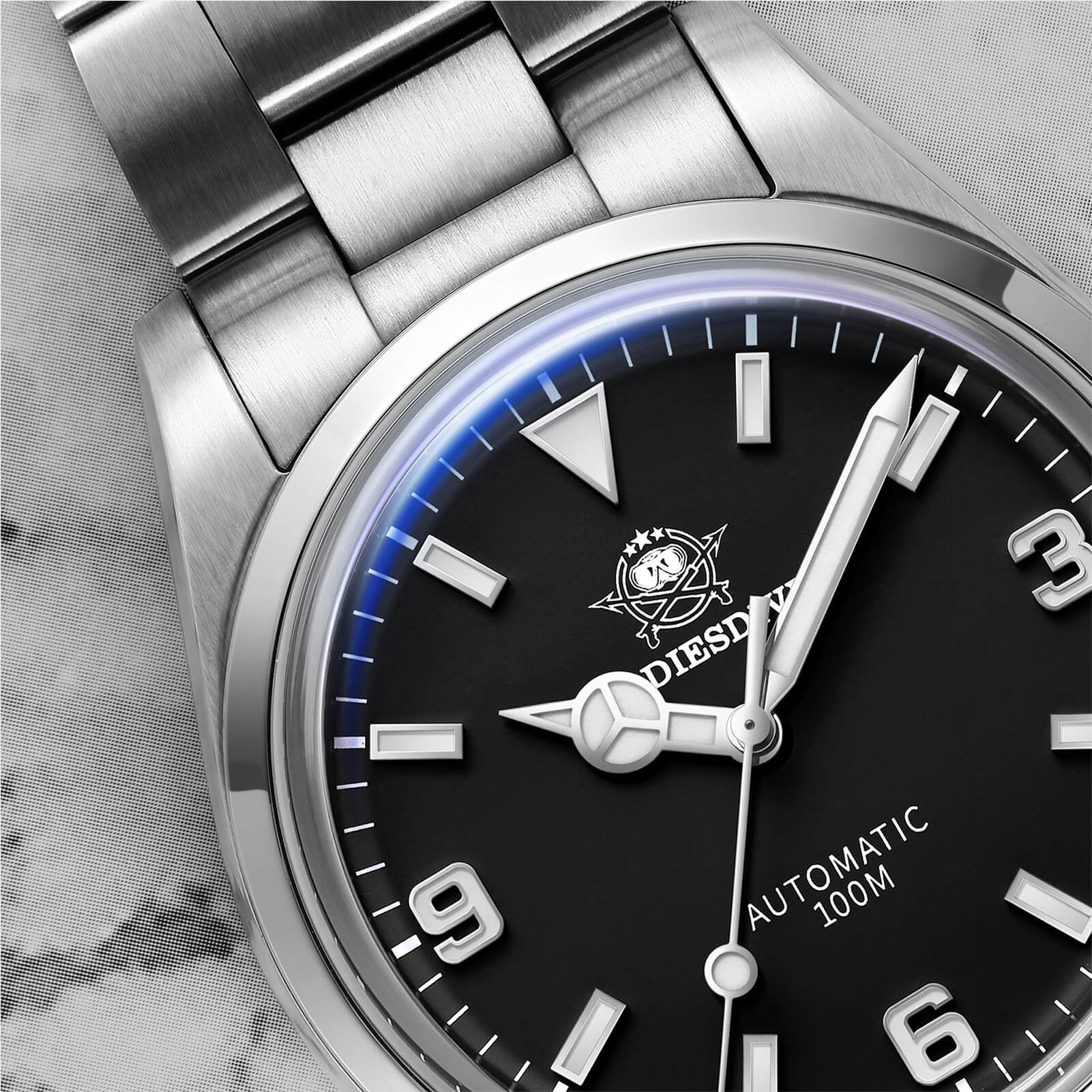 ADDIESDIVE 38mm Domed Crystal Explore Watch 100M (AD2112) - Image 7