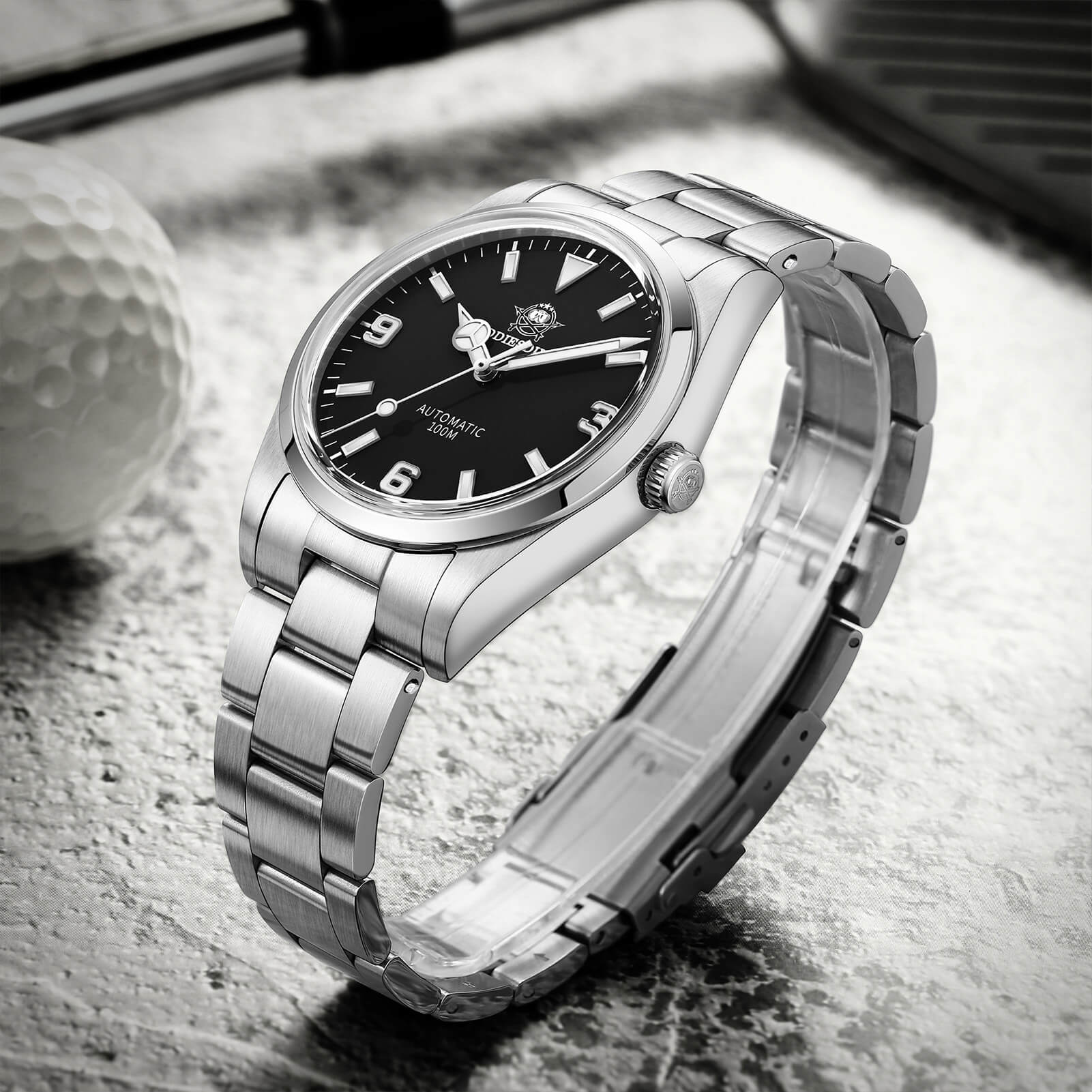 ADDIESDIVE 38mm Domed Crystal Explore Watch 100M (AD2112) - Image 8