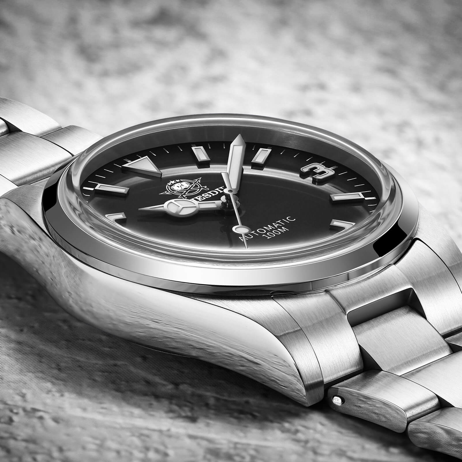 ADDIESDIVE 38mm Domed Crystal Explore Watch 100M (AD2112) - Image 9