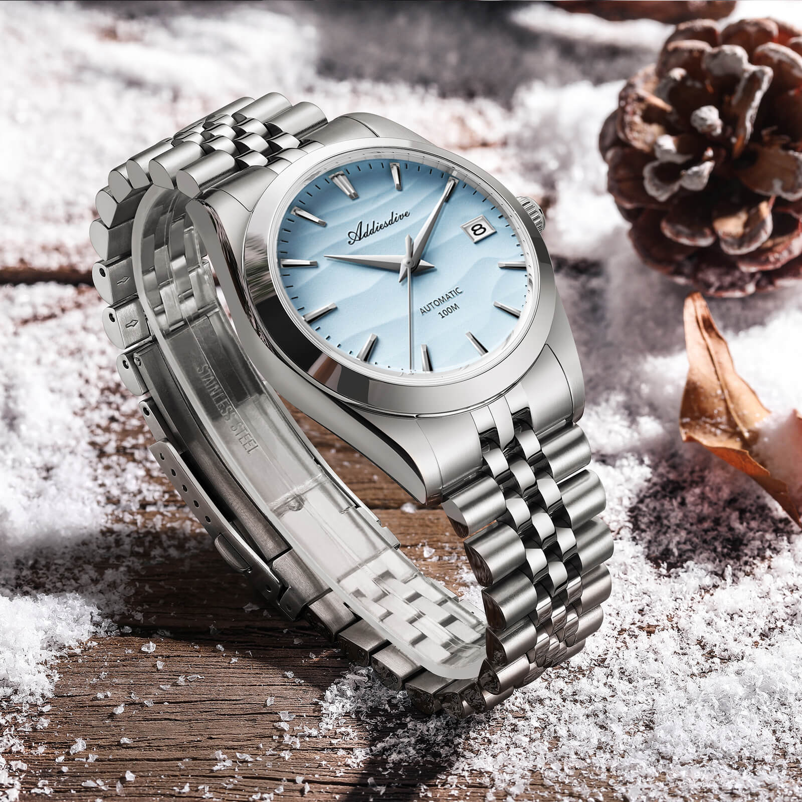 Addiesdive Orologio Meccanico NH35 con Quadrante Sabbia da 39 mm (AD2059) - Image 20