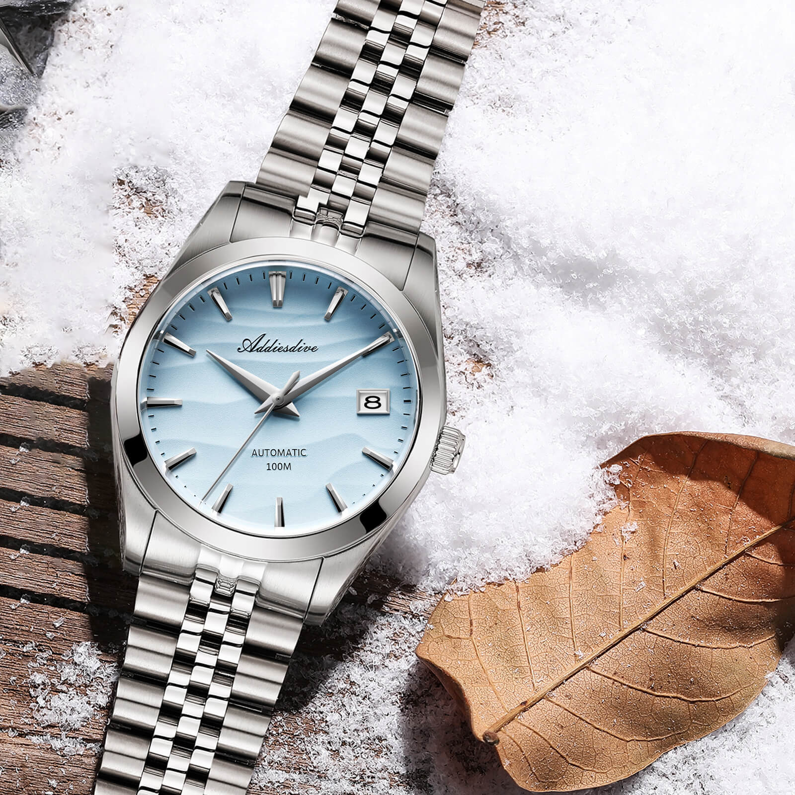 Addiesdive Orologio Meccanico NH35 con Quadrante Sabbia da 39 mm (AD2059) - Image 21