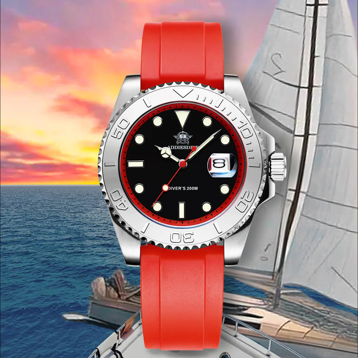 ★Saldi Anniversario★ADDIESDIVE Orologio Sportivo al Quarzo da 41 mm Impermeabile 200 m (AD2040) - Image 23