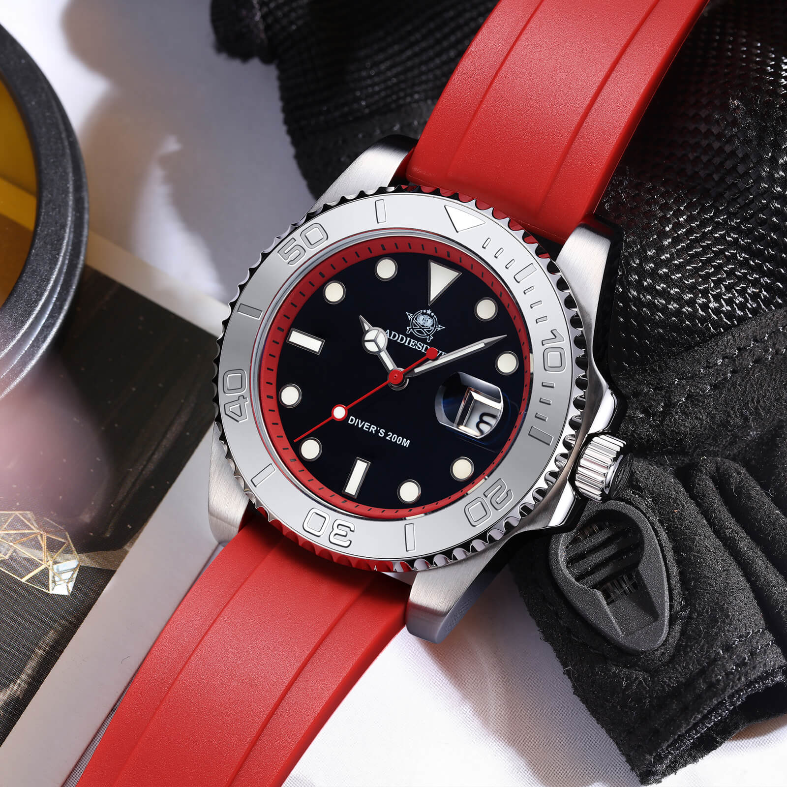 ★Saldi Anniversario★ADDIESDIVE Orologio Sportivo al Quarzo da 41 mm Impermeabile 200 m (AD2040) - Image 29