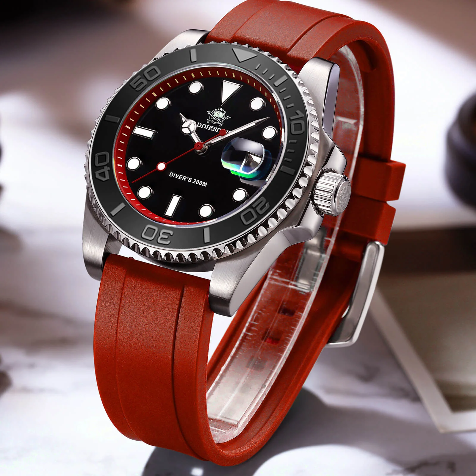 ★Saldi Anniversario★ADDIESDIVE Orologio Sportivo al Quarzo da 41 mm Impermeabile 200 m (AD2040) - Image 36