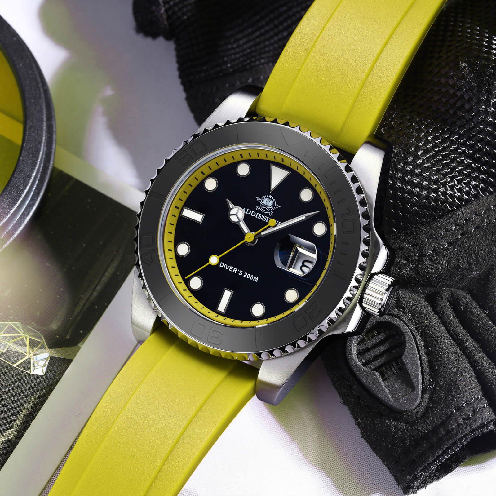 ★Saldi Anniversario★ADDIESDIVE Orologio Sportivo al Quarzo da 41 mm Impermeabile 200 m (AD2040) - Image 47