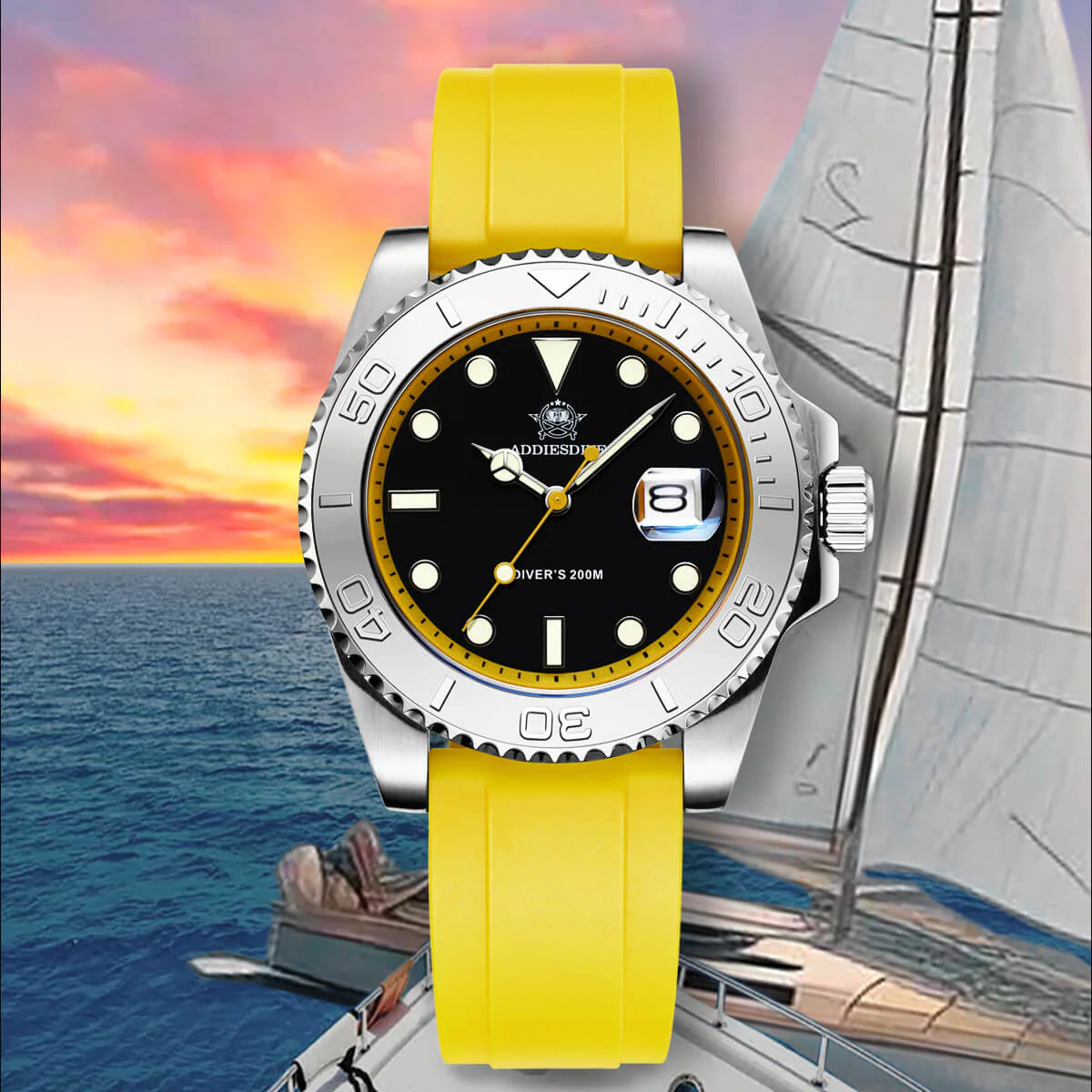 ★Saldi Anniversario★ADDIESDIVE Orologio Sportivo al Quarzo da 41 mm Impermeabile 200 m (AD2040) - Image 54