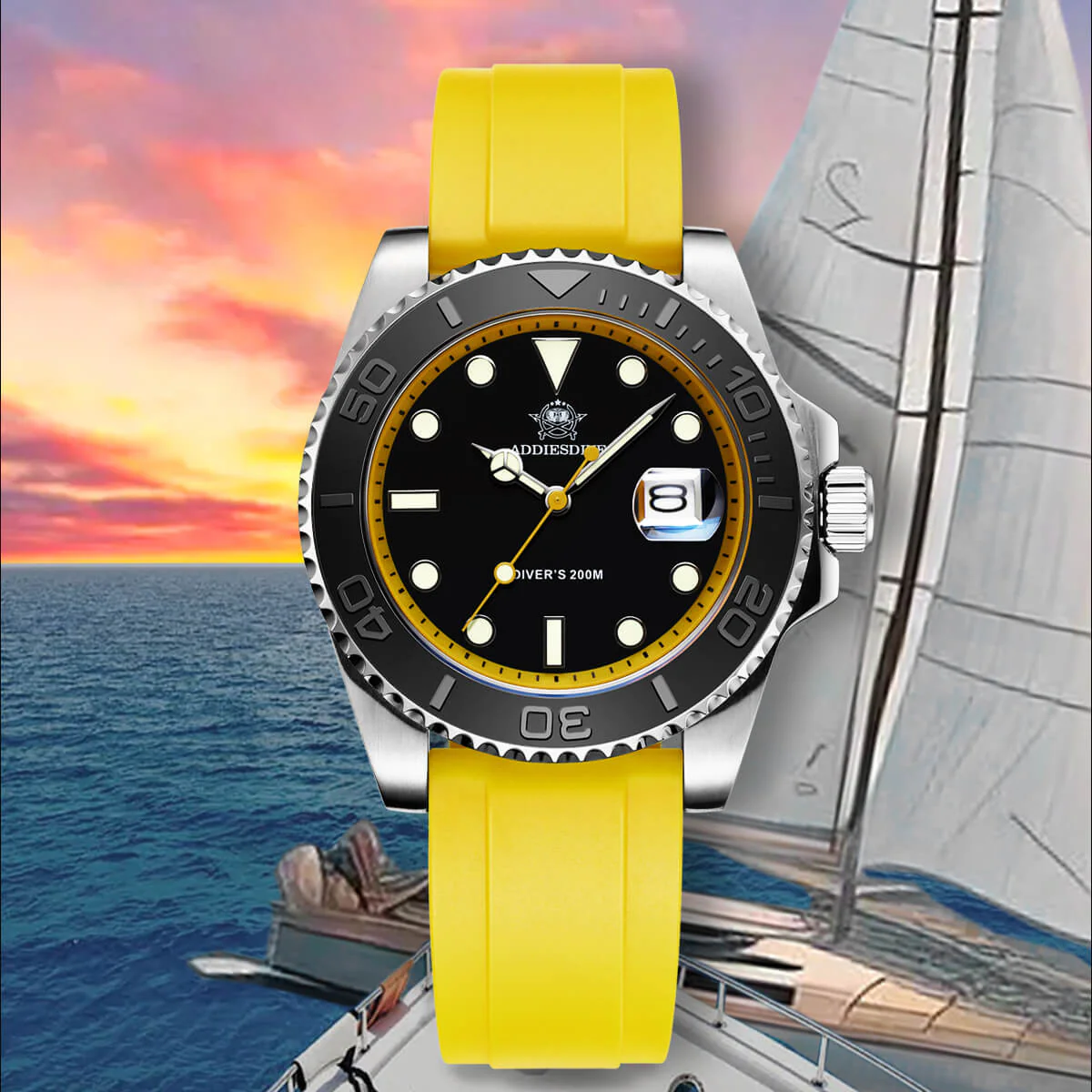 ★Saldi Anniversario★ADDIESDIVE Orologio Sportivo al Quarzo da 41 mm Impermeabile 200 m (AD2040) - Image 55