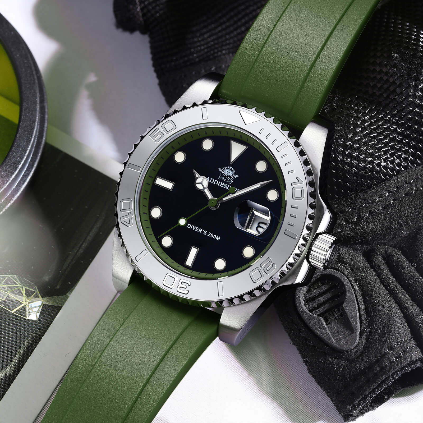 ★Saldi Anniversario★ADDIESDIVE Orologio Sportivo al Quarzo da 41 mm Impermeabile 200 m (AD2040) - Image 67