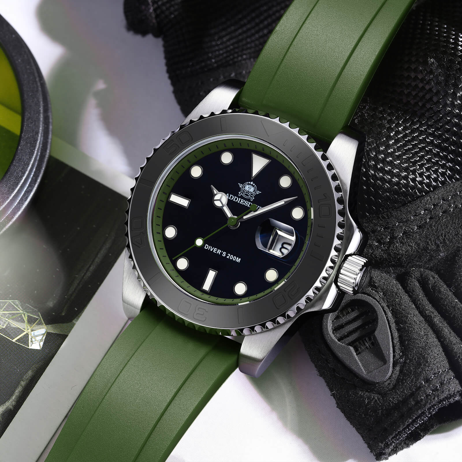 ★Saldi Anniversario★ADDIESDIVE Orologio Sportivo al Quarzo da 41 mm Impermeabile 200 m (AD2040) - Image 68