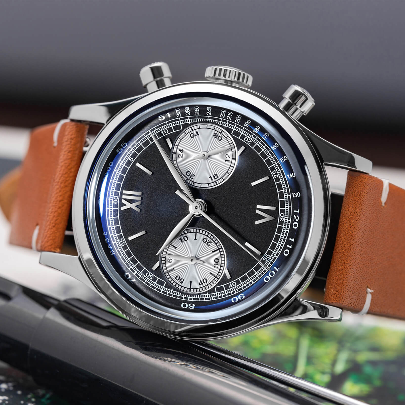 ★Speciali settimanali★ADDIESDIVE Panda BB Cronografo Retro Orologio da uomo 38mm Orologio al Quarzo, AD2037 - Image 3