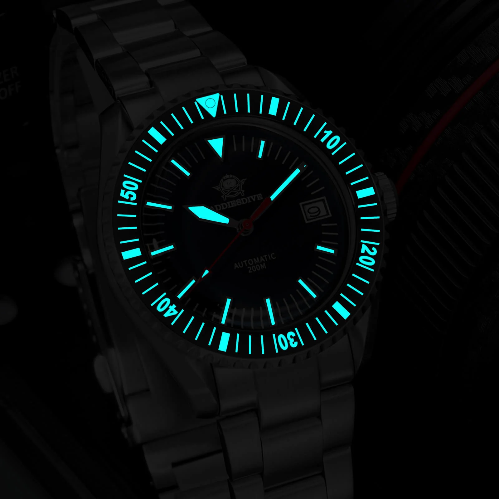 Addiesdive Orologio Subacqueo Pot Cover AD2060 - Image 7