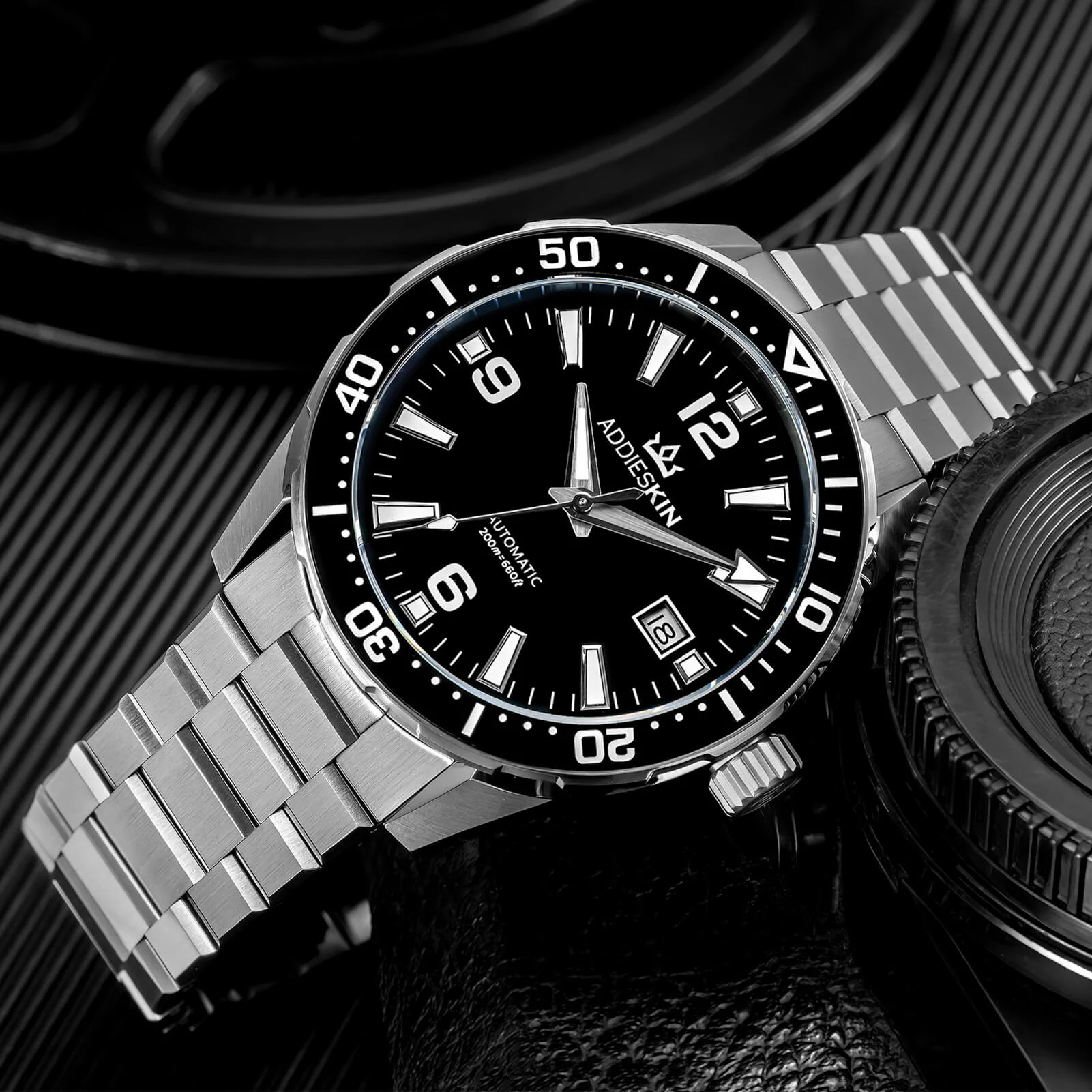 AddiesKIN Orologio da uomo di lusso 40 mm con movimento Miyota 9015 – Modello K009 - Image 12