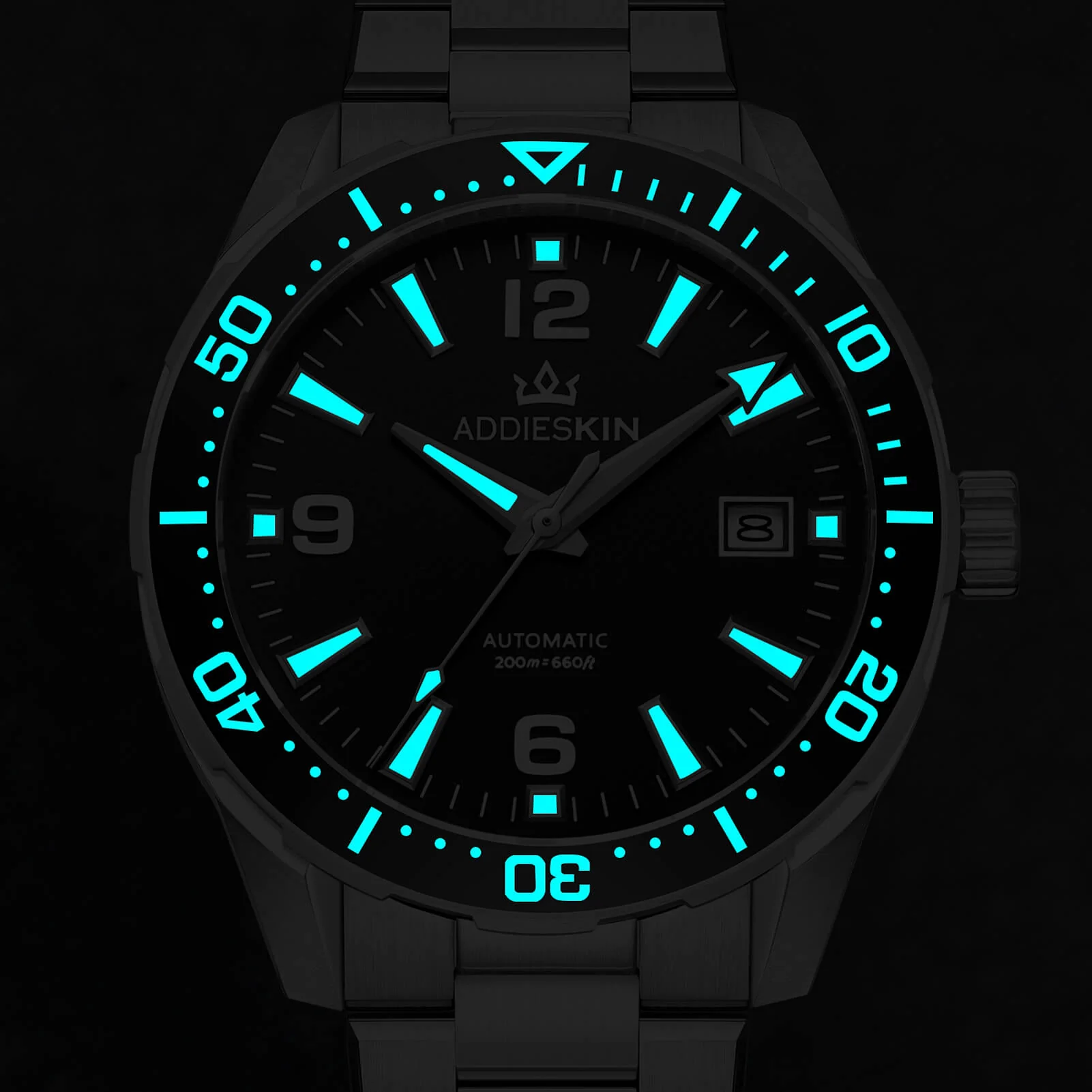 AddiesKIN Orologio da uomo di lusso 40 mm con movimento Miyota 9015 – Modello K009 - Image 16