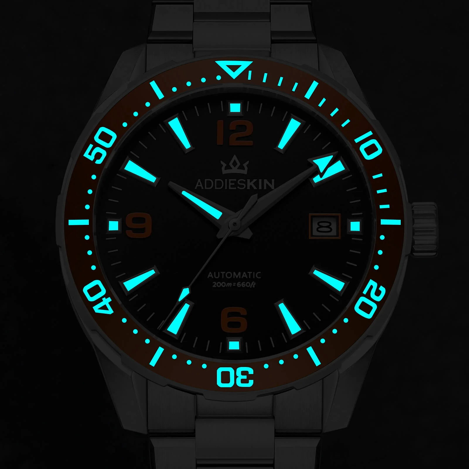 AddiesKIN Orologio da uomo di lusso 40 mm con movimento Miyota 9015 – Modello K009 - Image 21