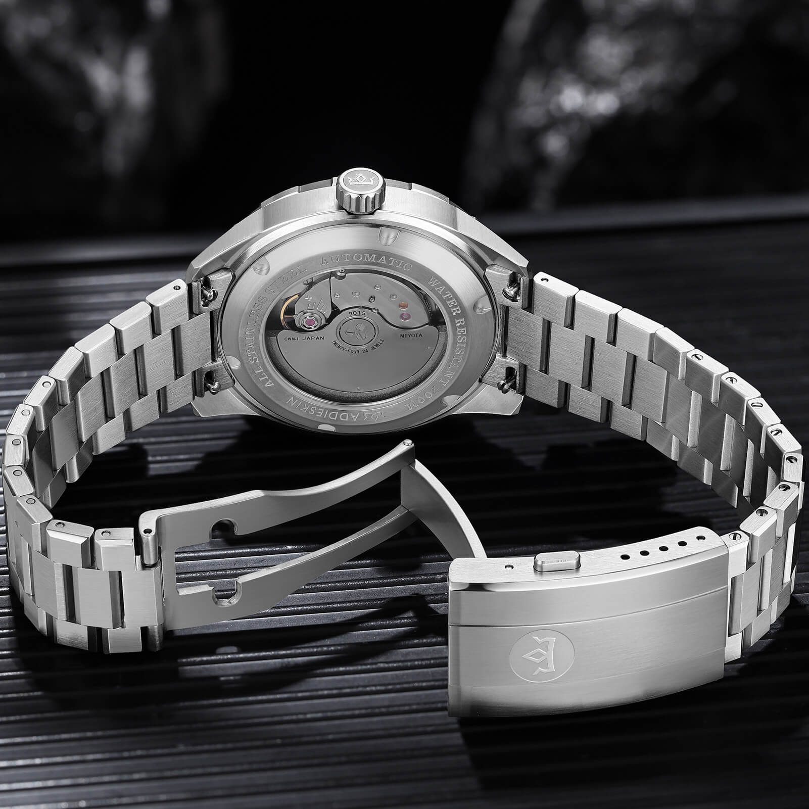 AddiesKIN Orologio da uomo di lusso 40 mm con movimento Miyota 9015 – Modello K009 - Image 24