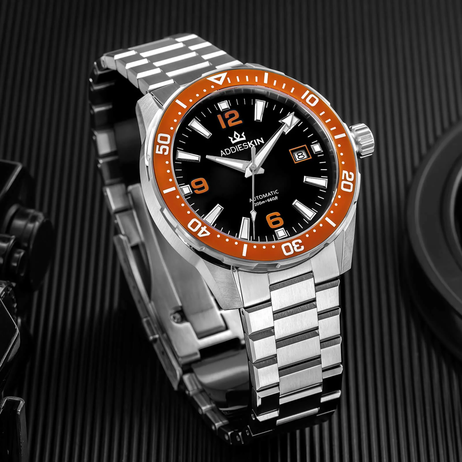 AddiesKIN Orologio da uomo di lusso 40 mm con movimento Miyota 9015 – Modello K009 - Image 6